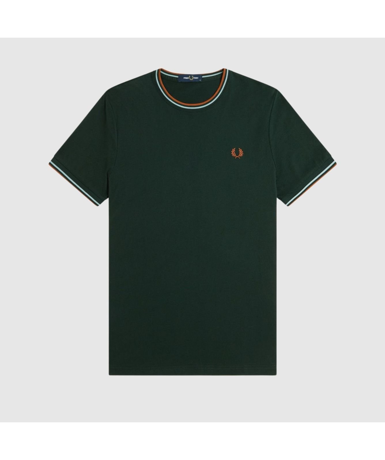FRED PERRY 半袖Ｔシャツ TWIN TIPPED TEE M1588 Twin Tipped T-Shirt - Black | Men's T-Shirts | Designer T