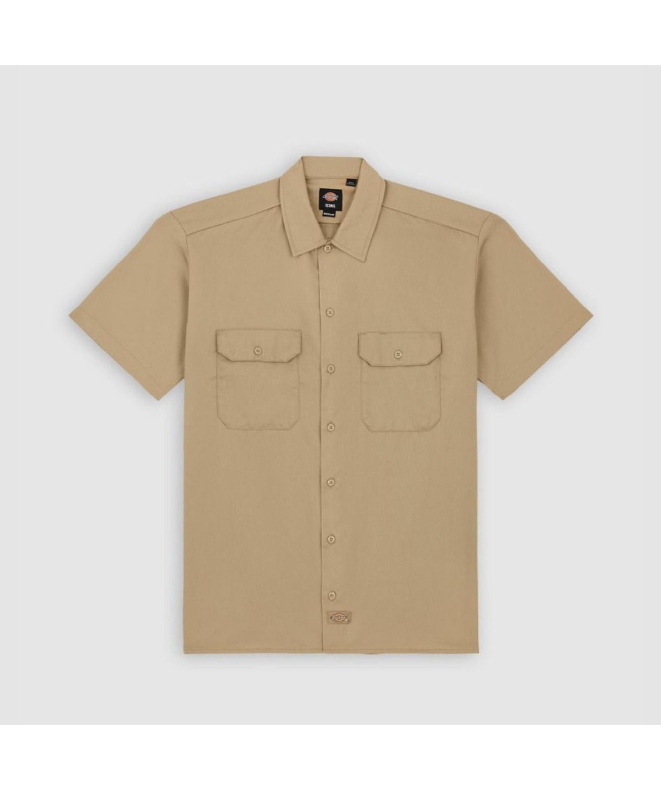 Dickies Relaxed Fit Short Sleeves Work Shirt Khaki-DK0A4XK7KHK1