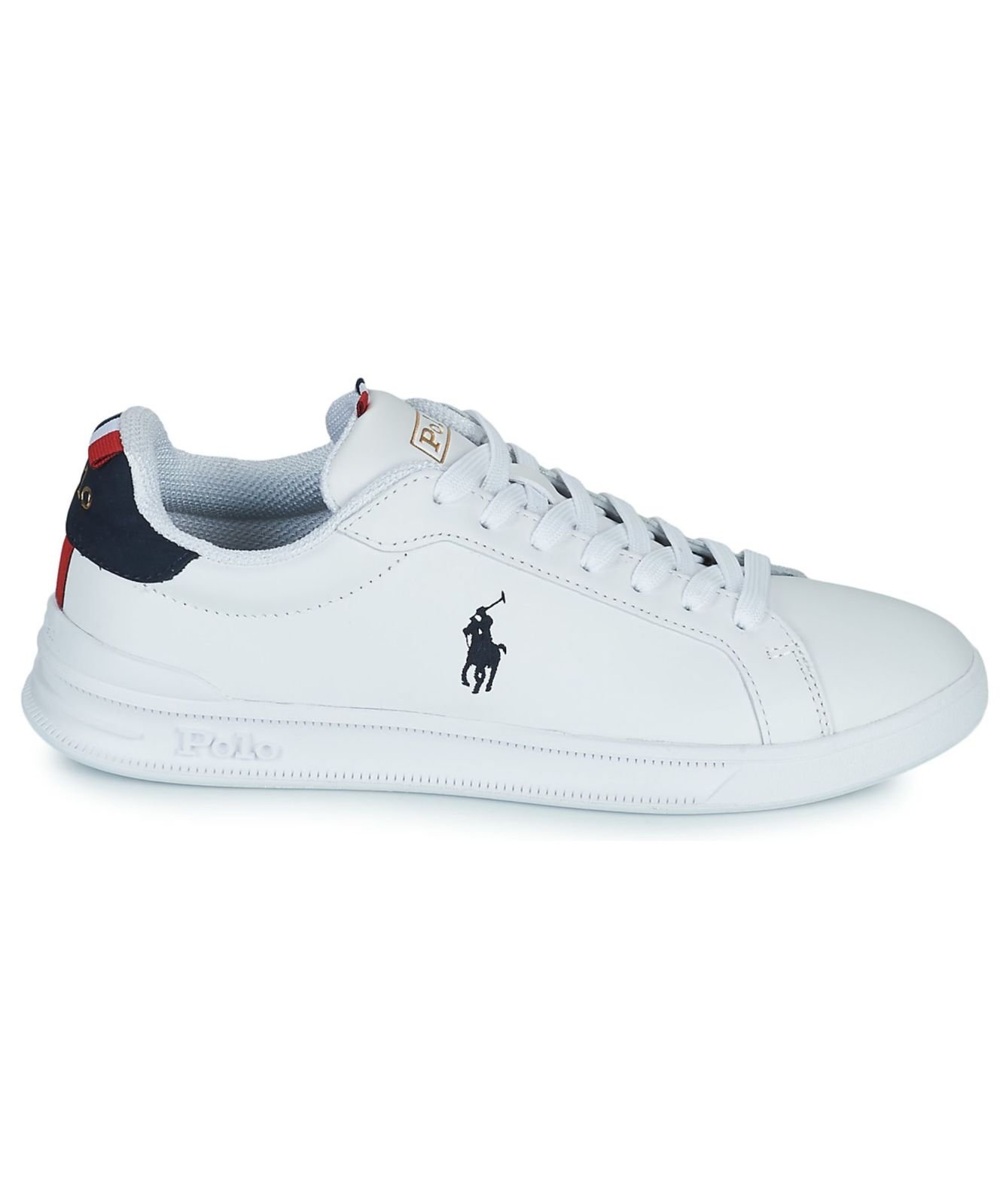 Polo Ralph Lauren Heritage Court II Leather Trainer | White