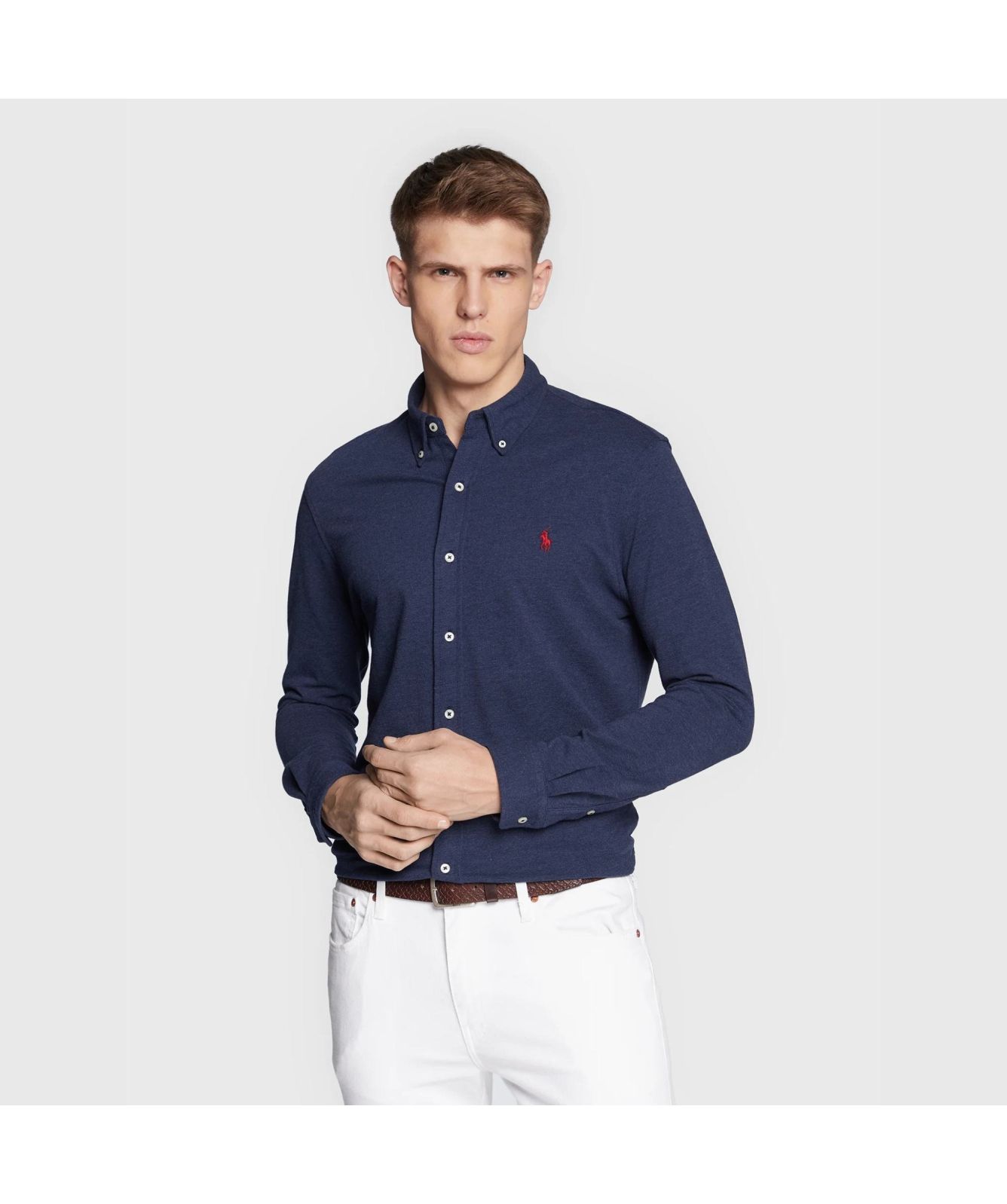 Polo Ralph Lauren Long Sleeves Knit Shirt | Indigo