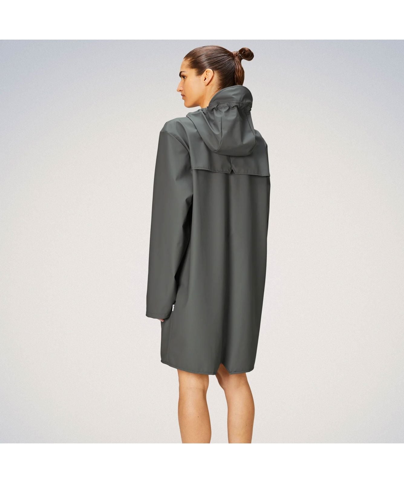 RAINS Unisex Long Long Waterproof Jacket Black, Navy or Grey