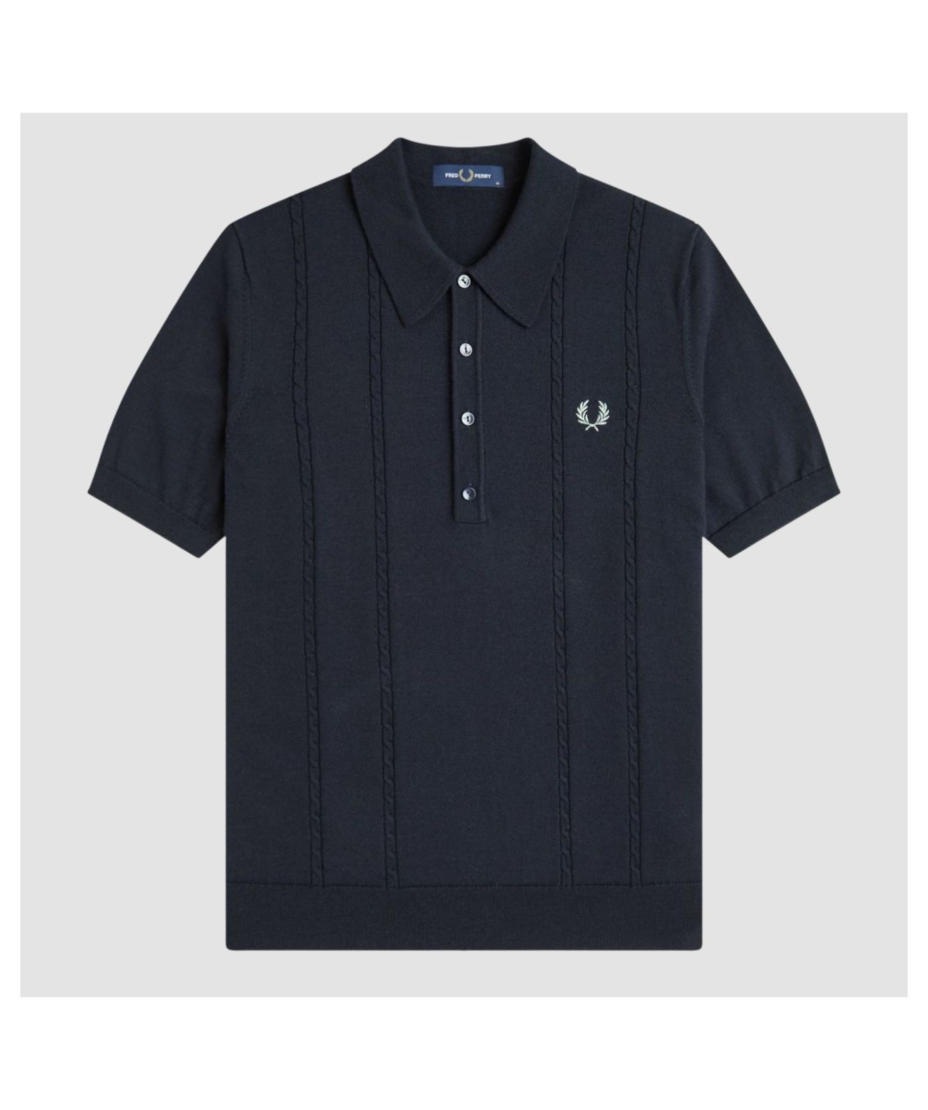 ポロシャツ FRED PERRY   cable knit shirt Men's Fred Perry Cable Knit Shirt | Kular Fashion
