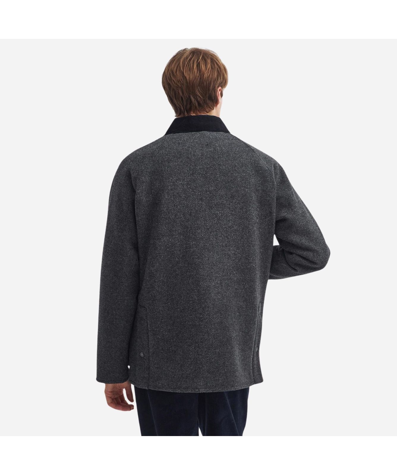 Barbour Bedale Wool Men's Jacket | Navy-MWO0283NY73-Charcoal-CH53