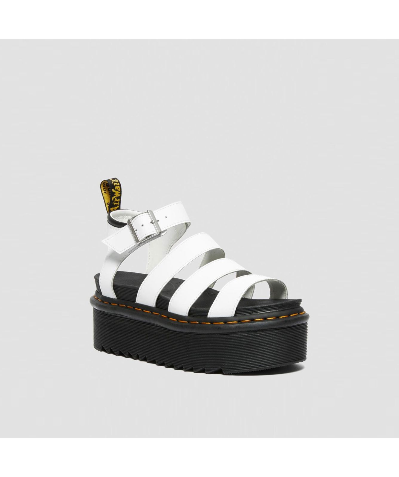 Martens Blaire Quad Hydro Leather Platform Sandals