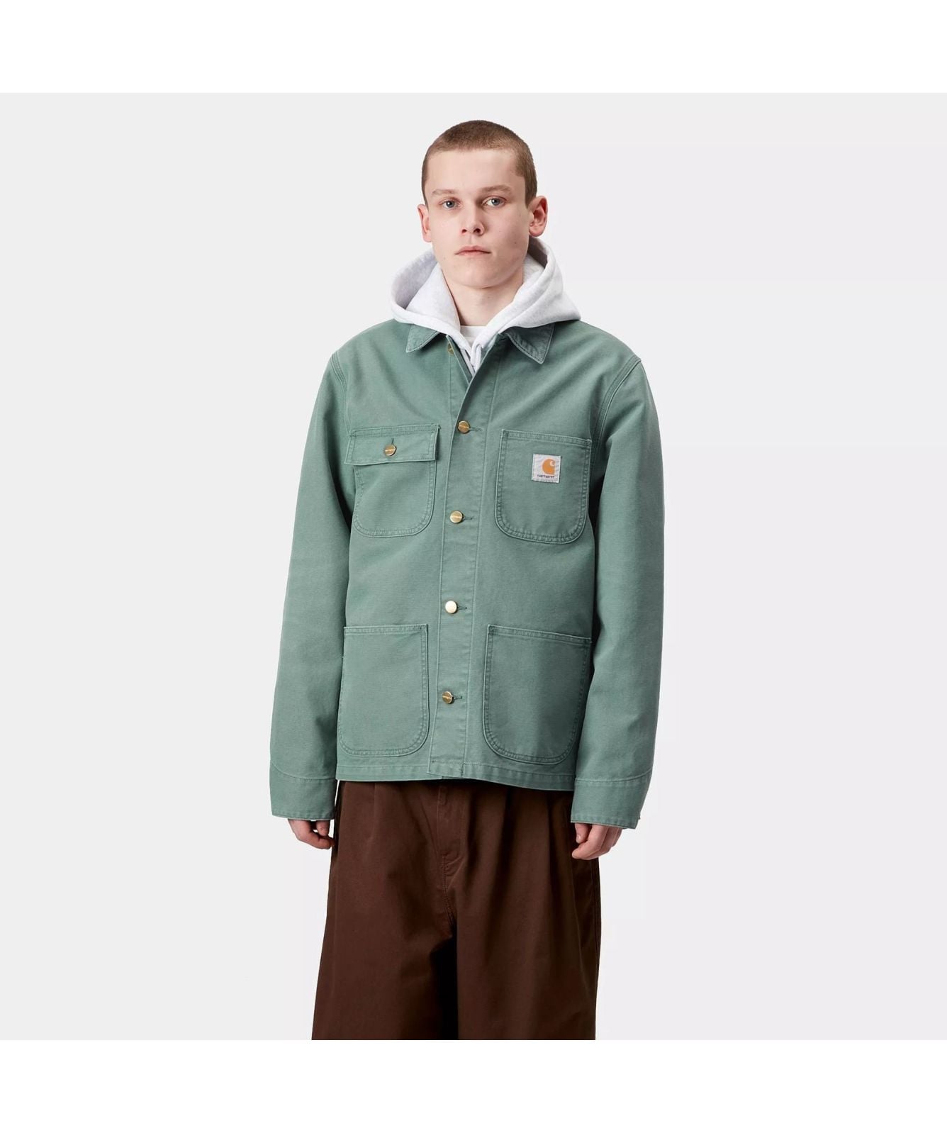 Carhartt WIP Unlined Michigan Coat | Green - I034787-2R8, Indigo