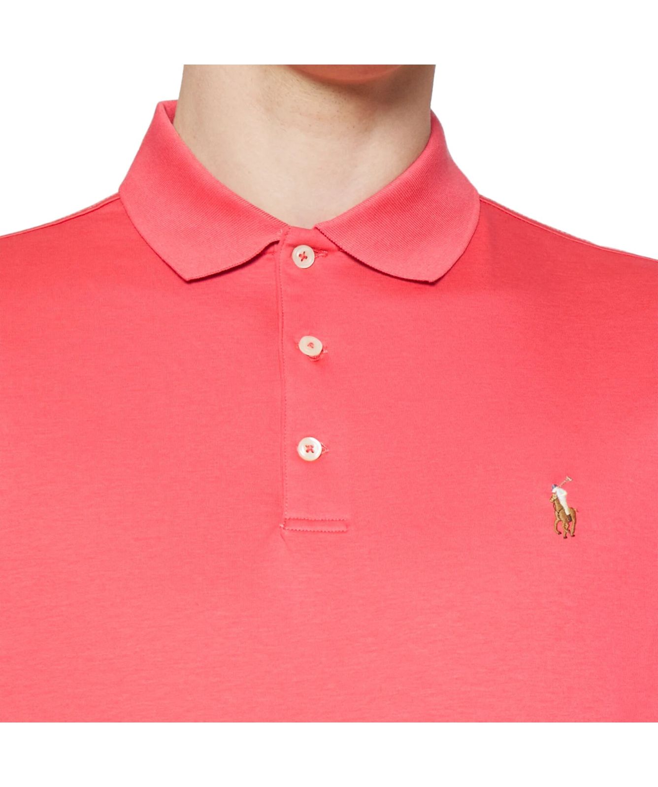 Polo Ralph Lauren Men's Pima Cotton Short Sleeved Polo Shirt in