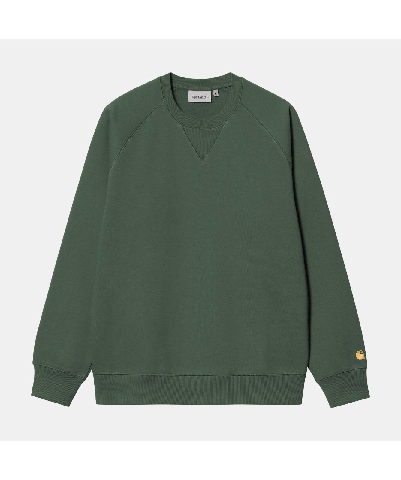 Carhartt WIP Chase C-Neck Sweatshirt | Blue-I033660-2GQ-tan