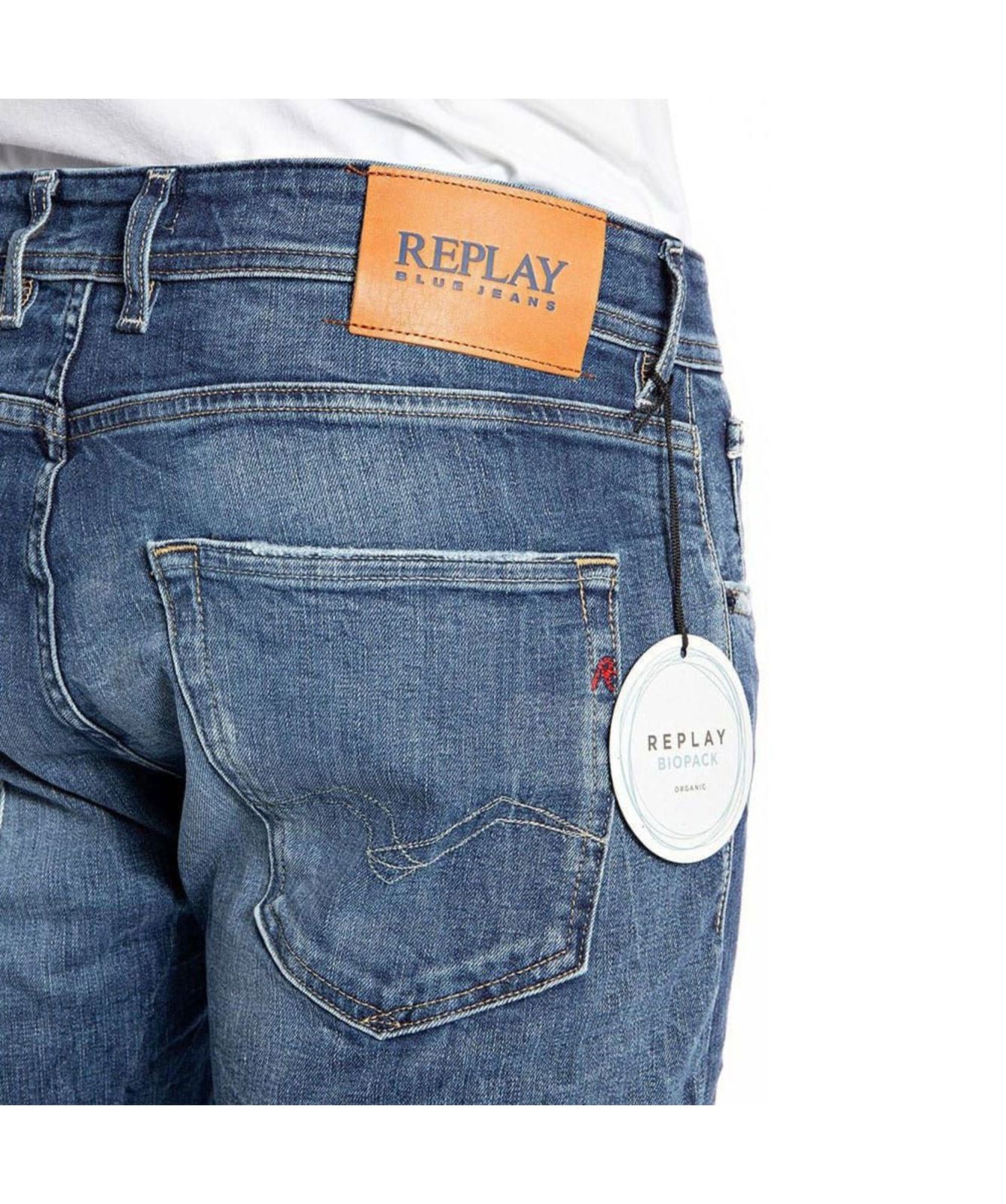 Replay Grover X-Lite Plus - Jeans Uomo Regular Slim, Comodi E Con Stretch