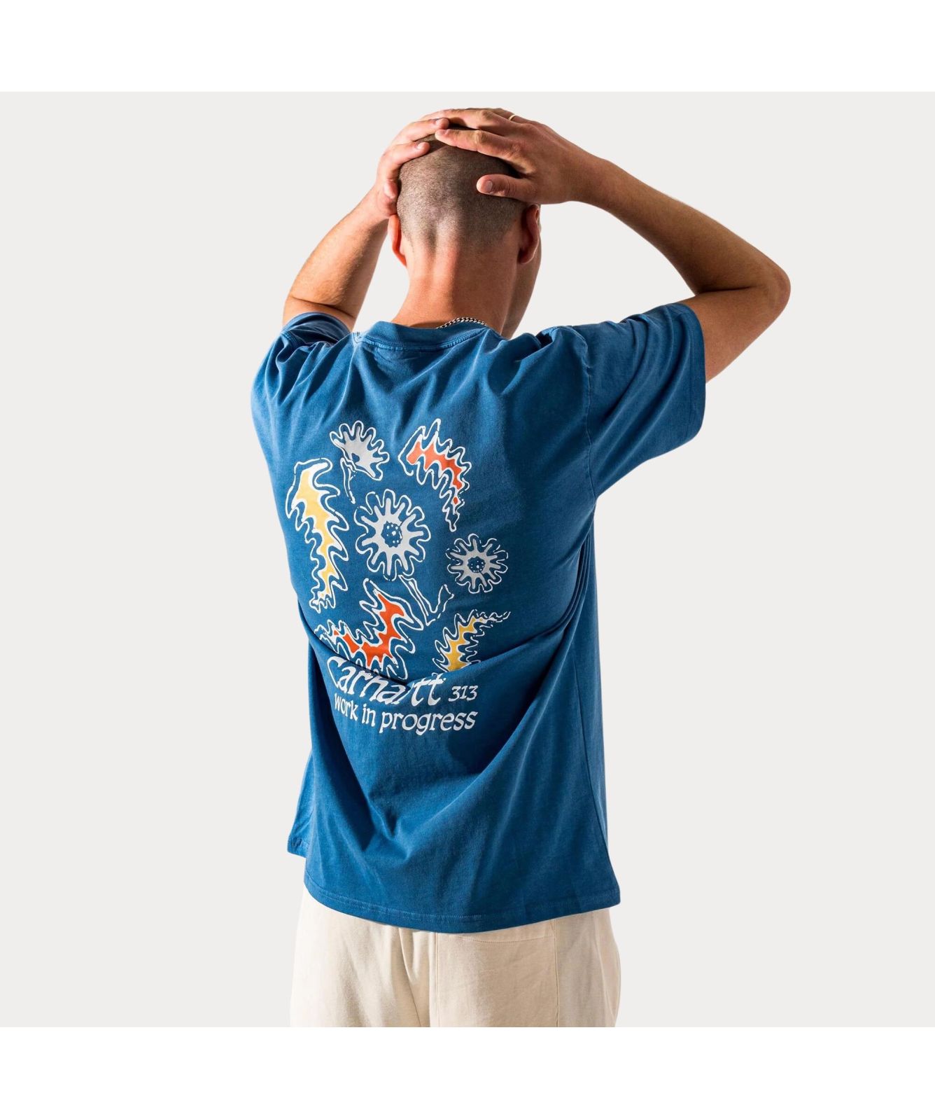 Carhartt WIP Relaxed Fit Splash Graphic T-Shirt | White-I032147