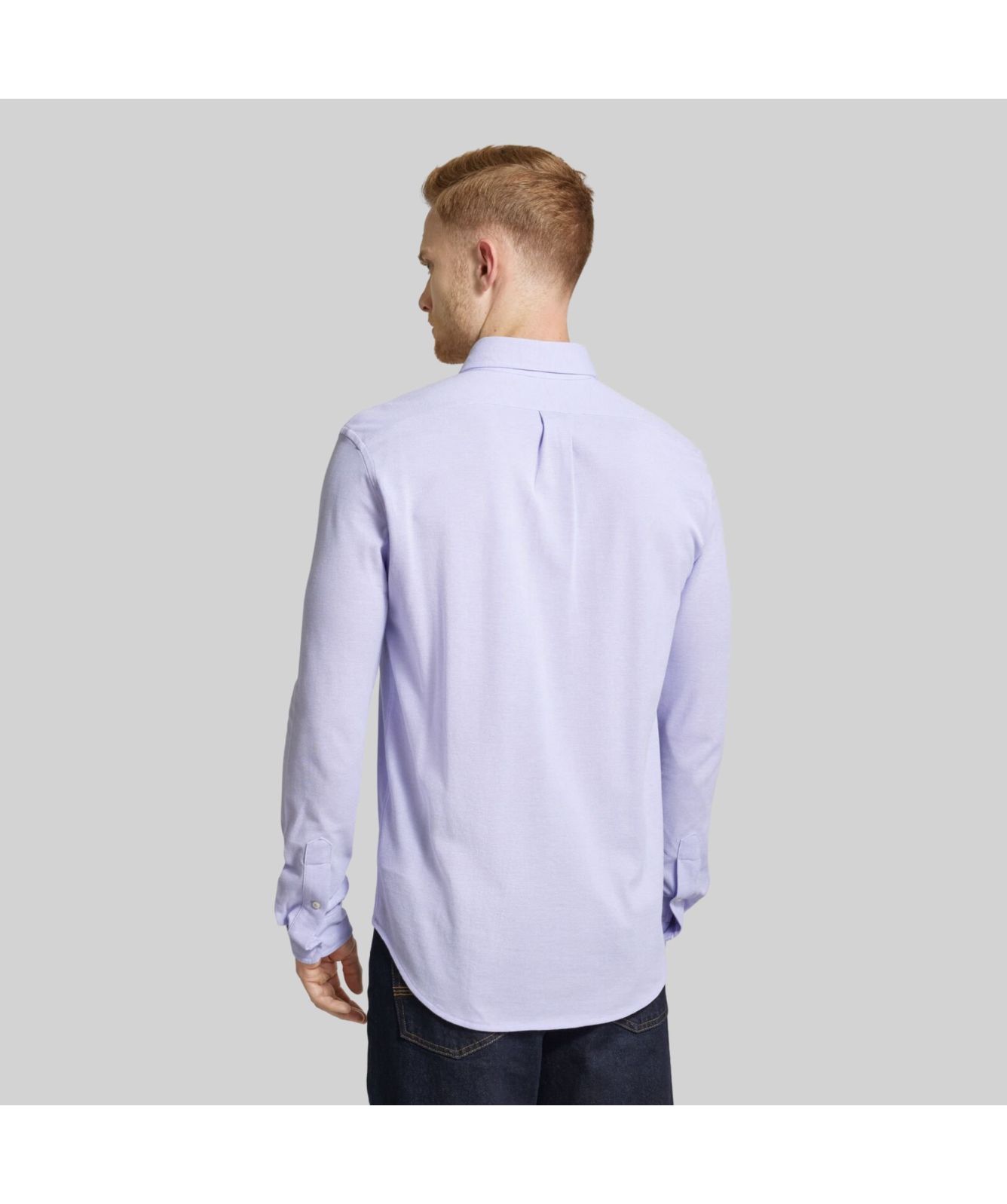 Polo Ralph Lauren Knit Oxford Long Sleeve Shirt | Purple