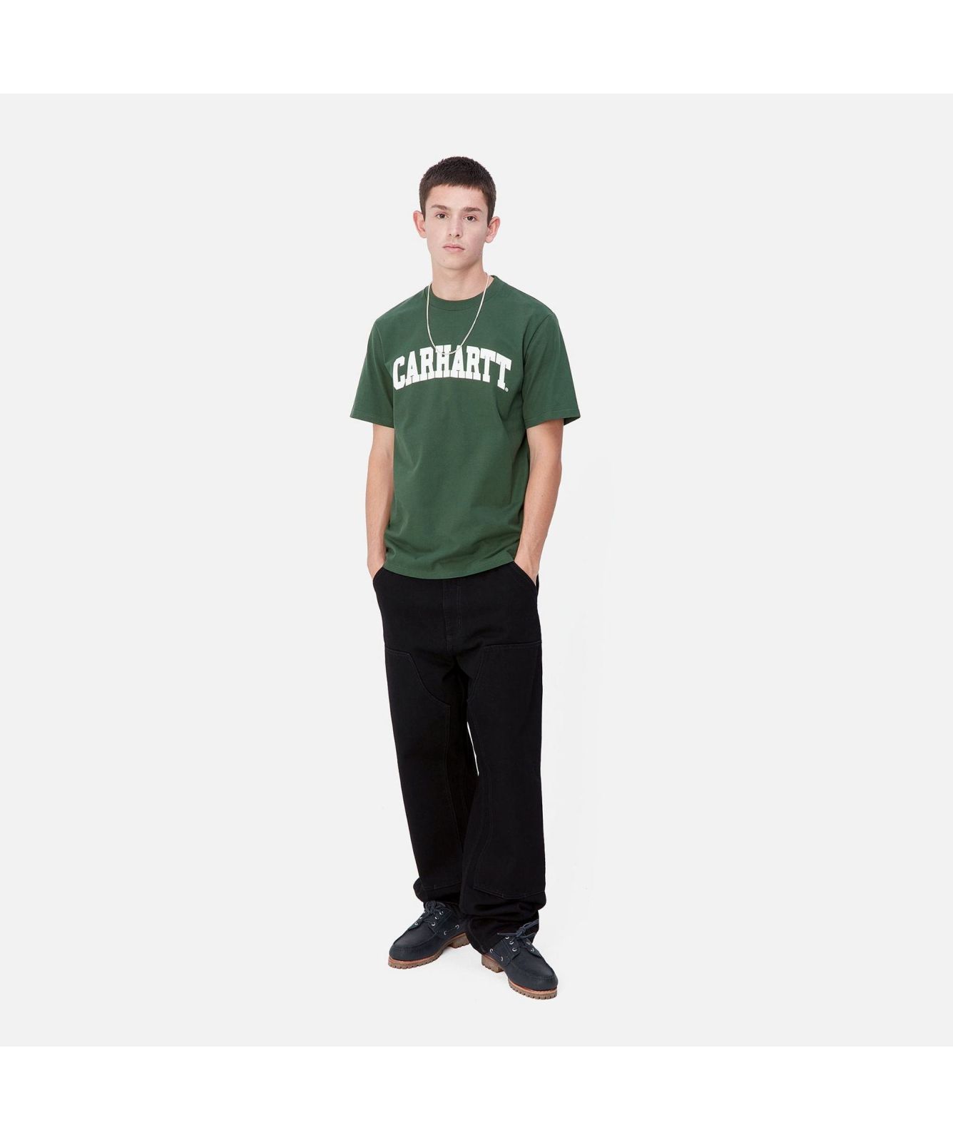 CARHARTT WIP｜ (University T-Shirt (I034851 2WRXX)) Carhartt WIP University Men's T-Shirt Blue I034851-2WRXX