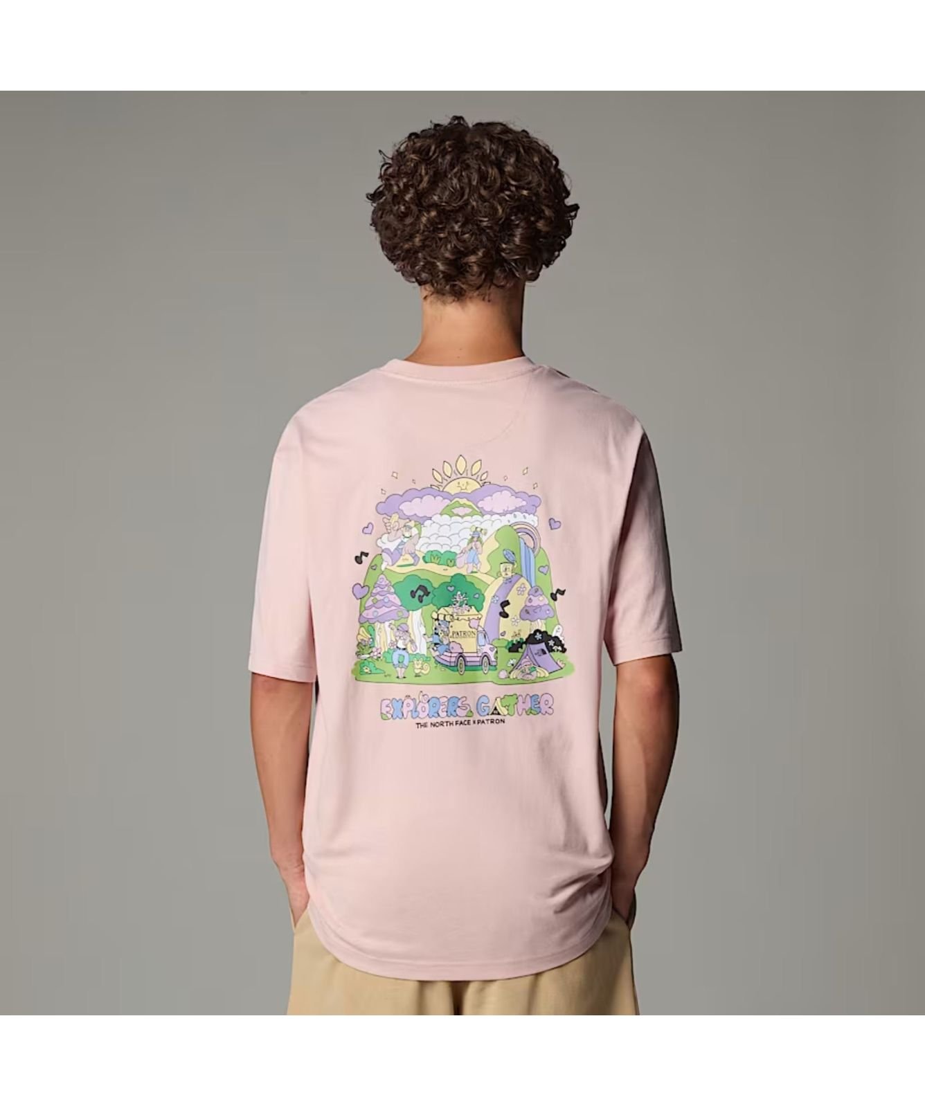 The North Face Mountain Cleanup Oversized T-Shirt | Pink