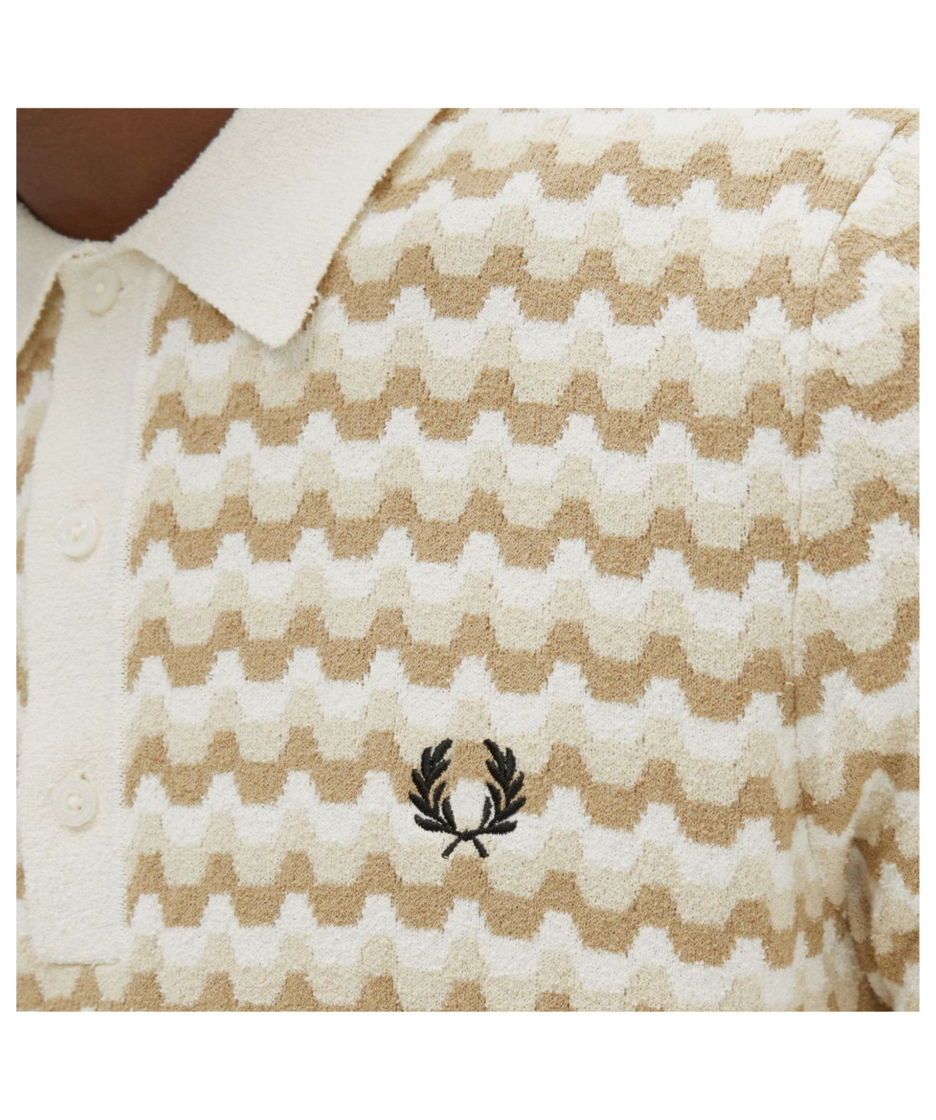 超美品　FRED PERRY / Jacquard Knitted Tank K7604_U54_V2_Q124_FLATBACK.jpg