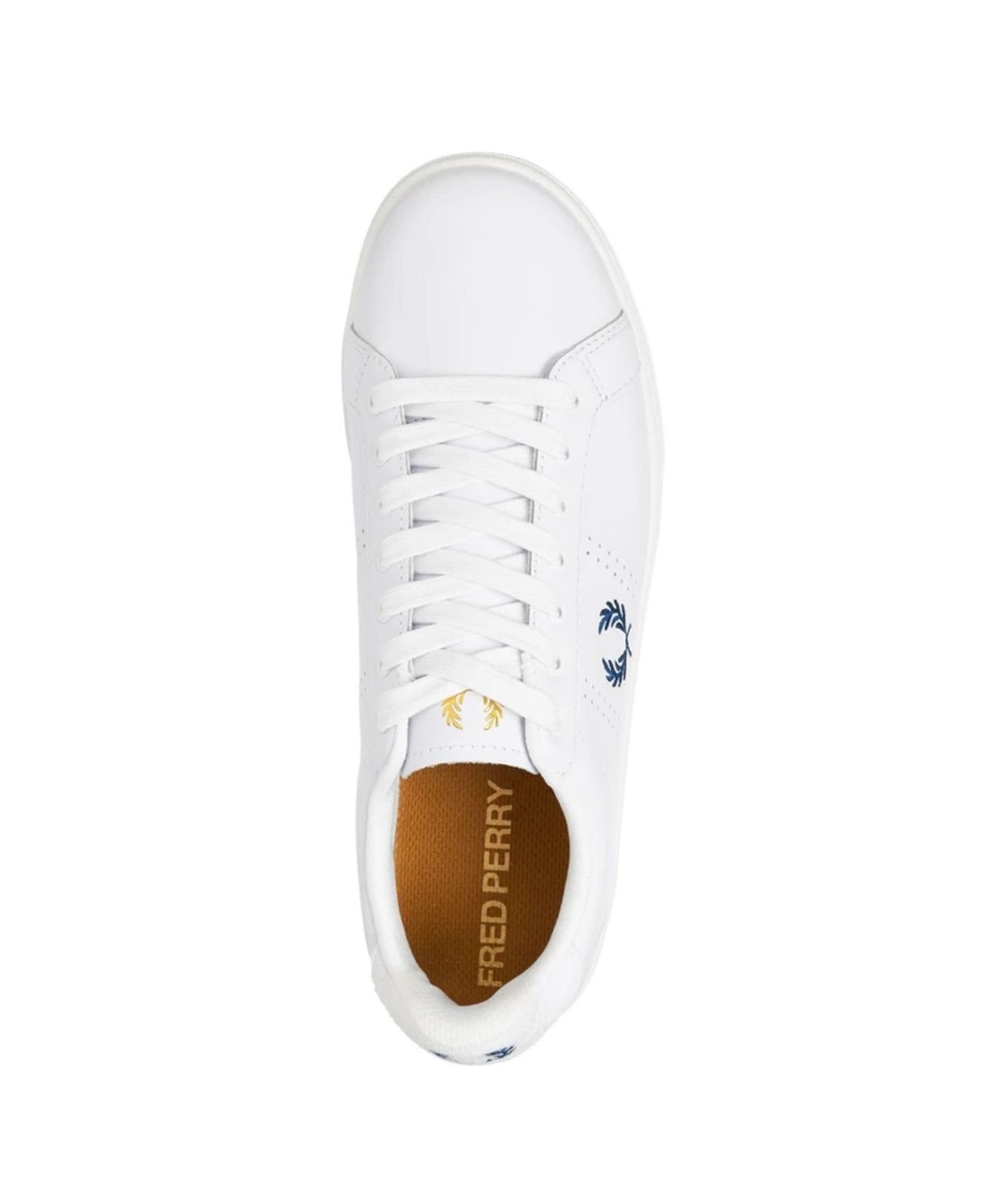 【FRED PERRY】 ★ B721 LEATHER ★ 3 COLORS Fred Perry Men's B721 Leather Sneakers in Black/Gunmetal