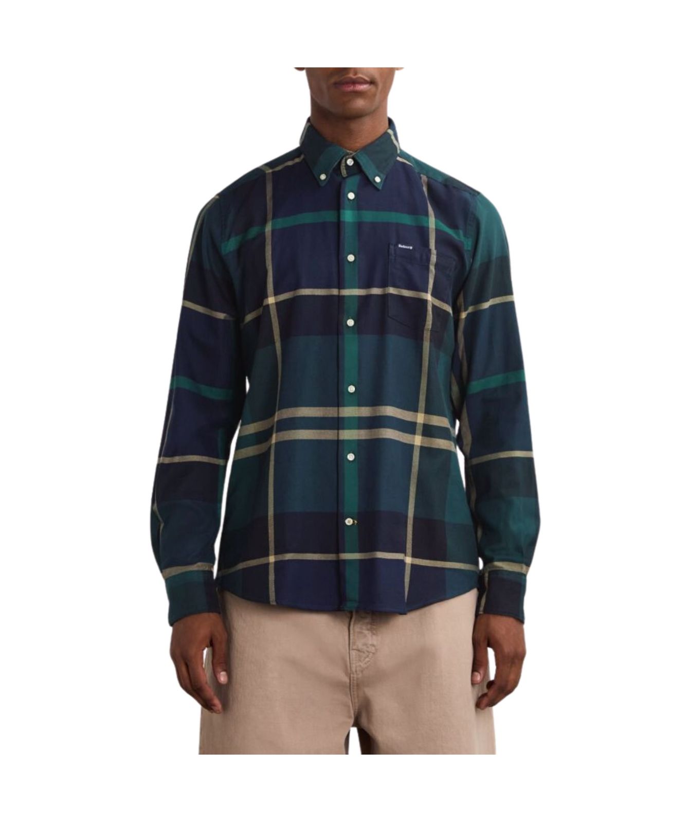 Barbour Men's Dunoon Tailored Tartan MSH4980TN21