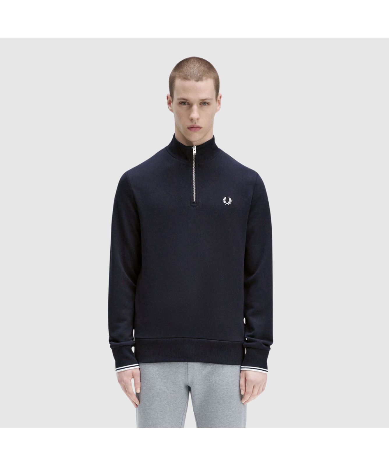 未使用の新品です philme half zip sweat navy (ネイビー) 【公式通販】