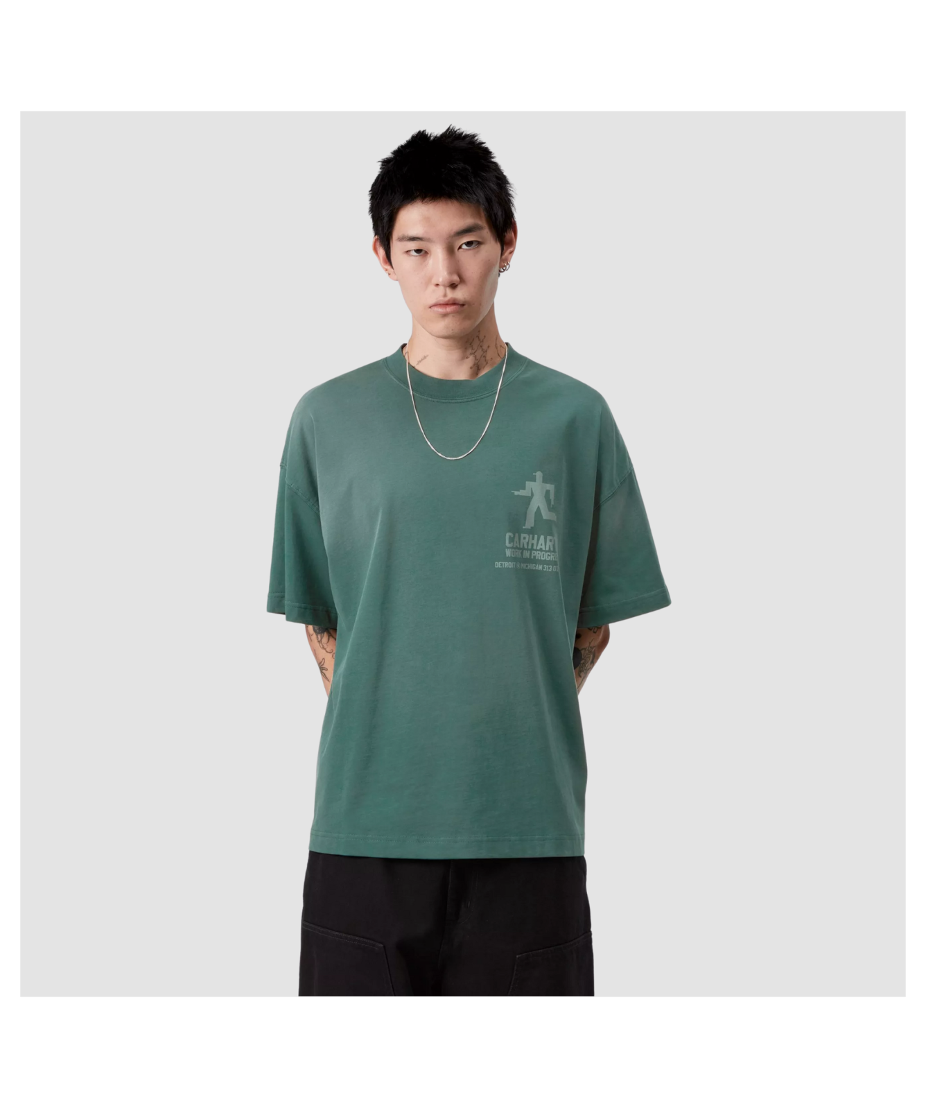 Carhartt WIP T-Shirt Distance T-Shirt | Dark Fir - I035449_05A_4J