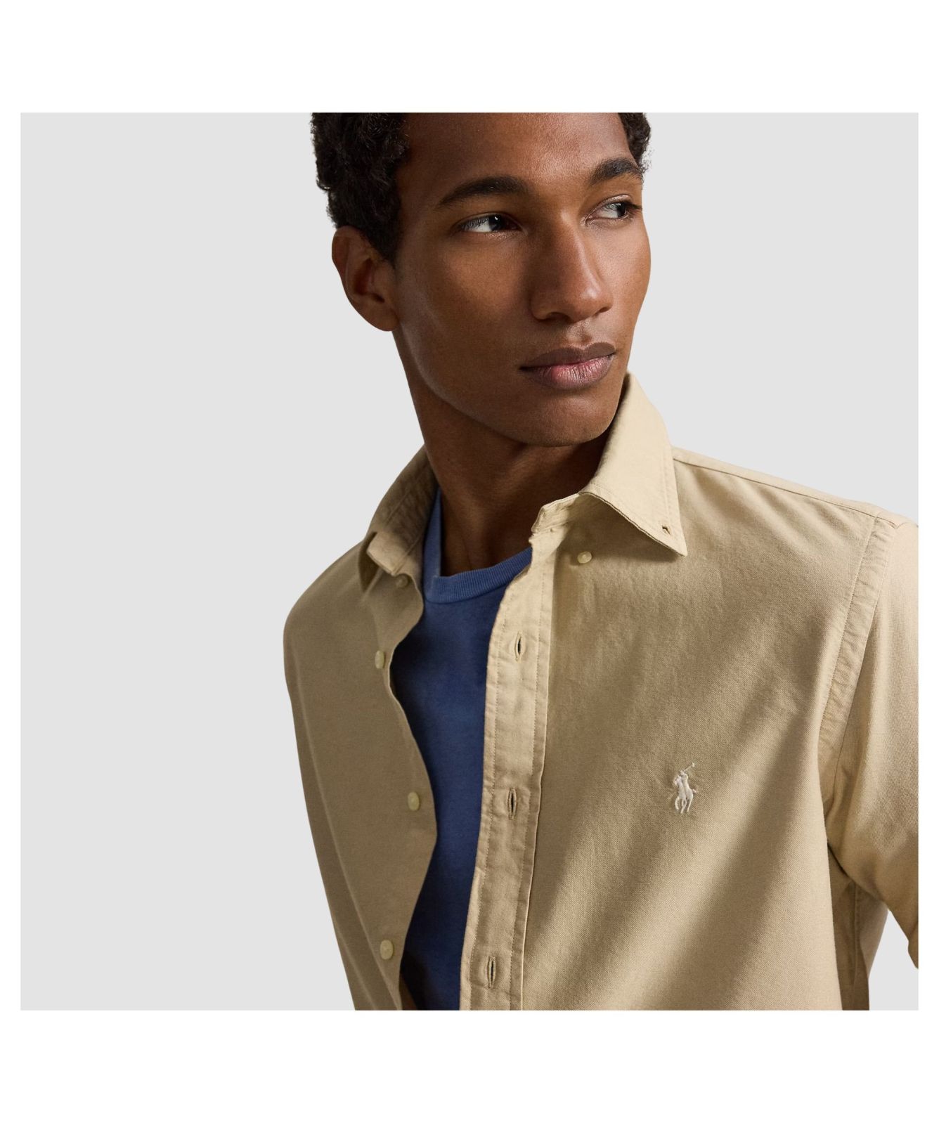 Men's Polo Ralph Lauren Custom Fit Garment-Dyed Oxford Shirt | Kular Fashion
