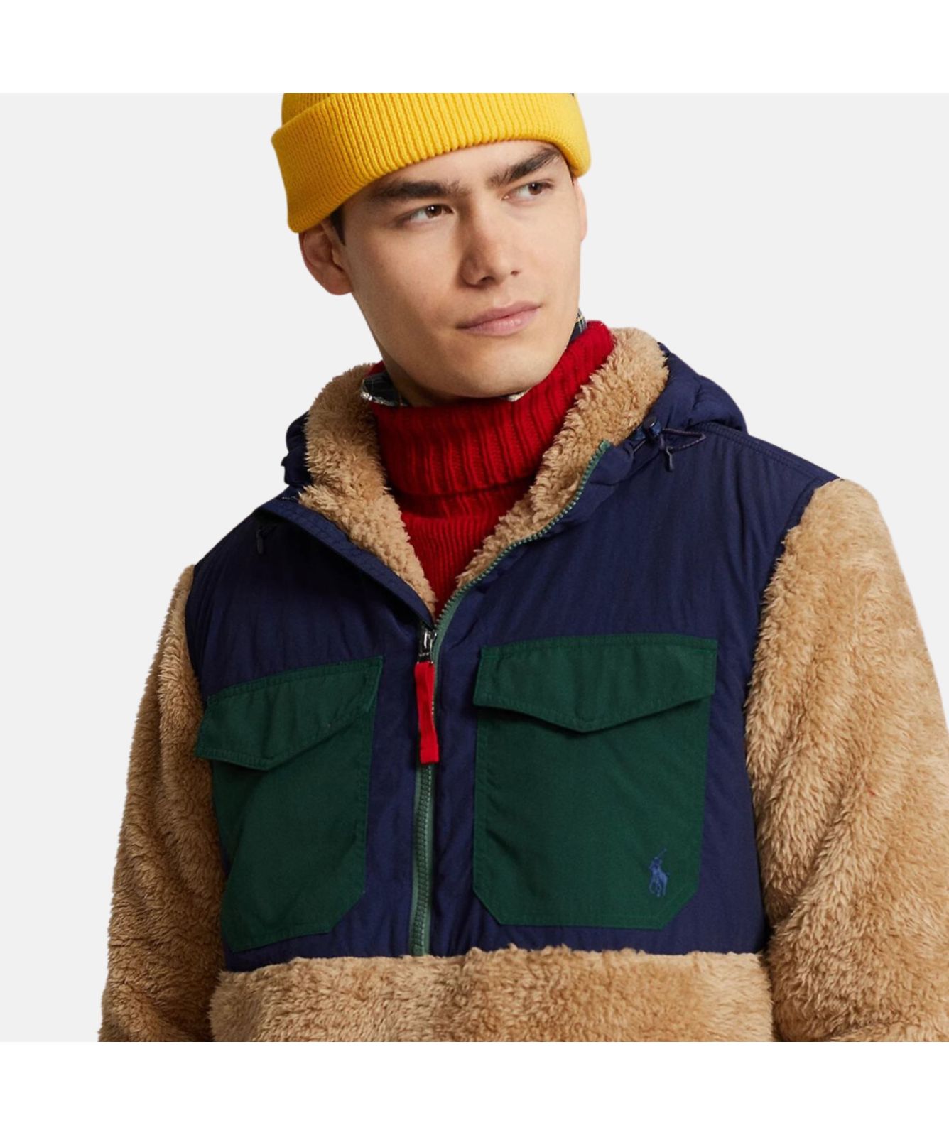 Polo Ralph Lauren Half Zip Hybrid Jacket - 710880442002