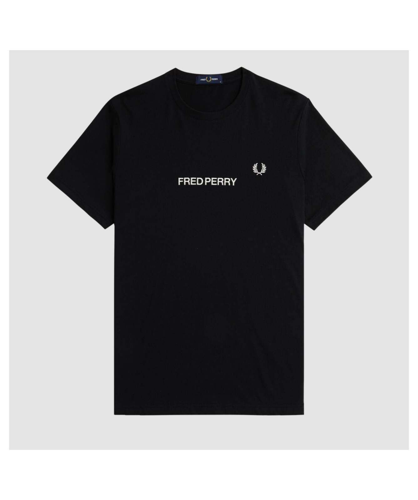 Fred Perry Embroidery Logo T-Shirt | Beige - M8590-691