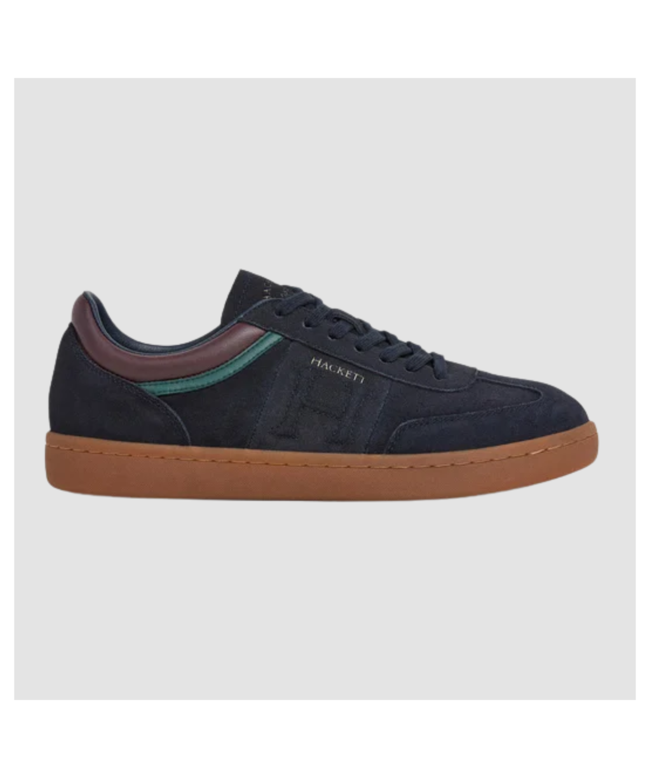 Hackett London Embossed Print Suede Cintura Uomo