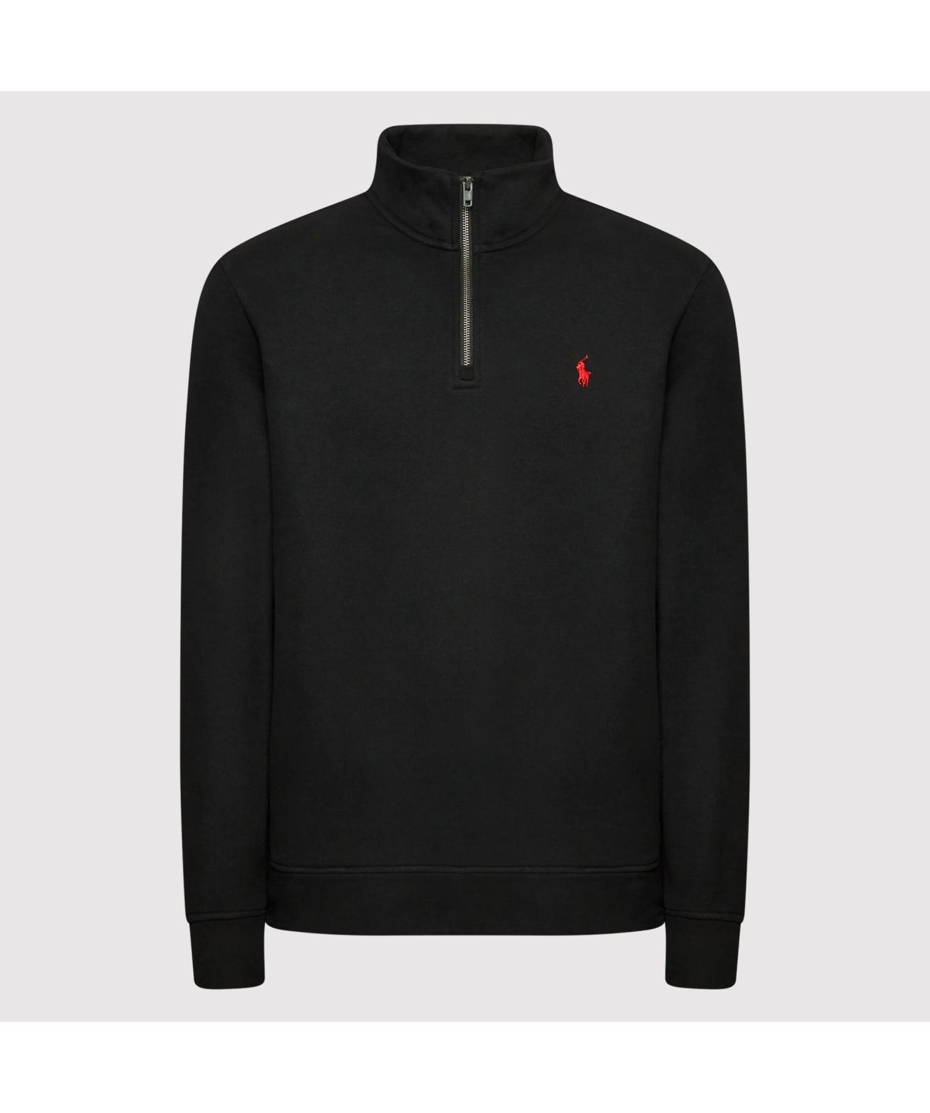 Polo Ralph Lauren Embroidered Logo ¼ Zip Sweatshirt | grey