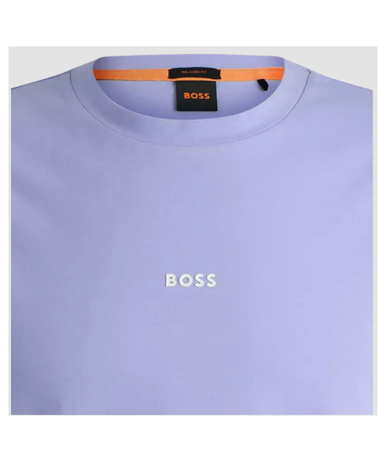 BOSS Relaxed-Fit T-Shirt In Stretch Cotton With Logo Print