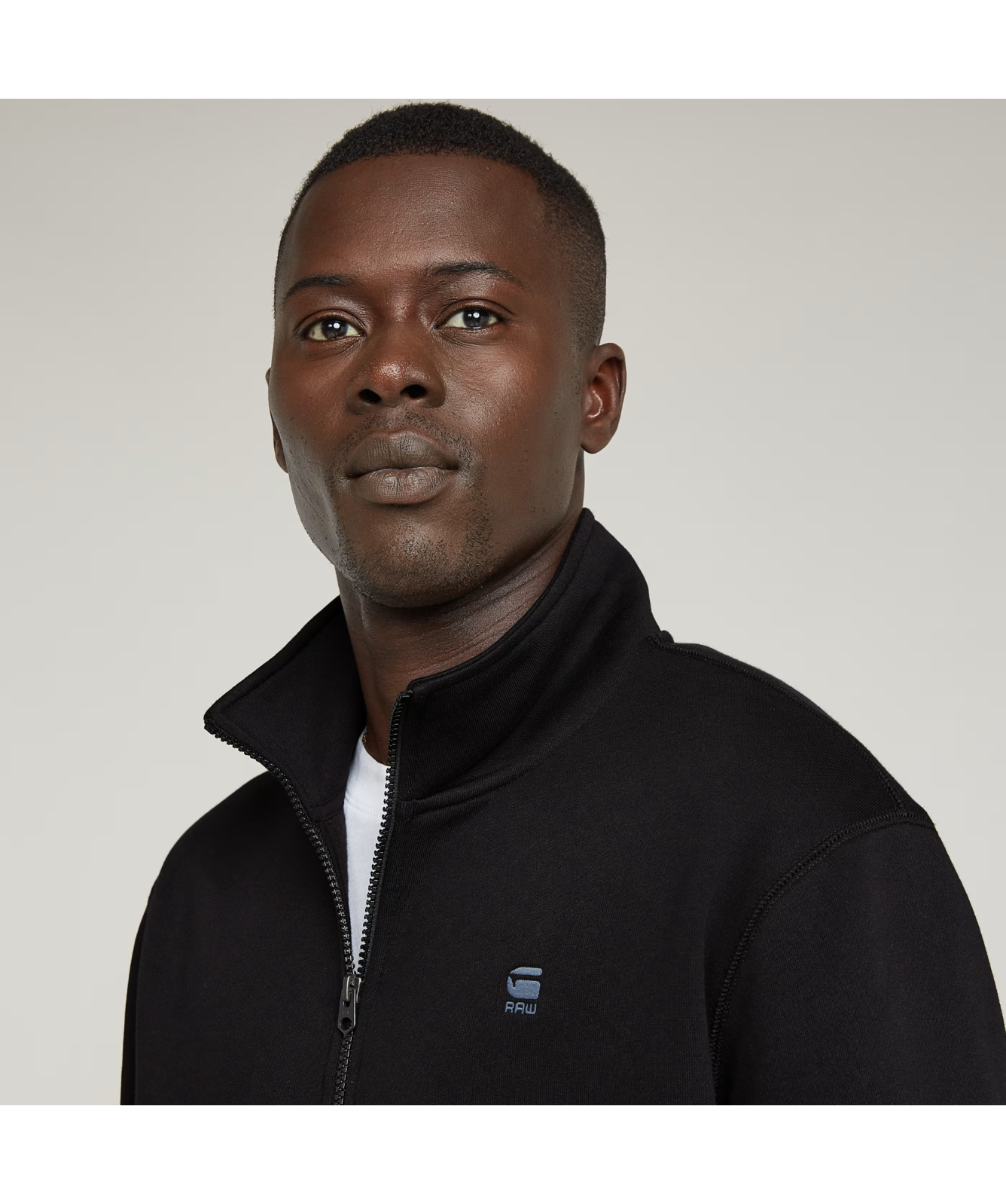 G-Star Premium Core Half Zip Sweatshirt | Black - D26459-C235-6484