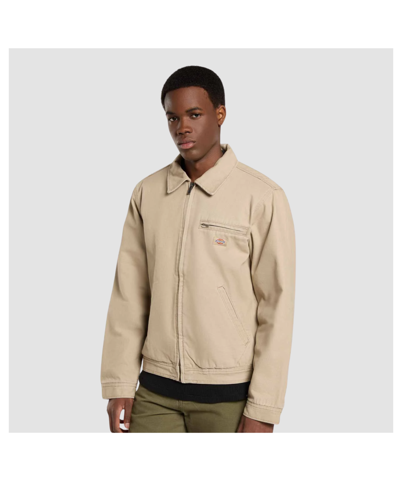 Dickies Painter Jacket - Beige & Black Canvas | Kular Fashion