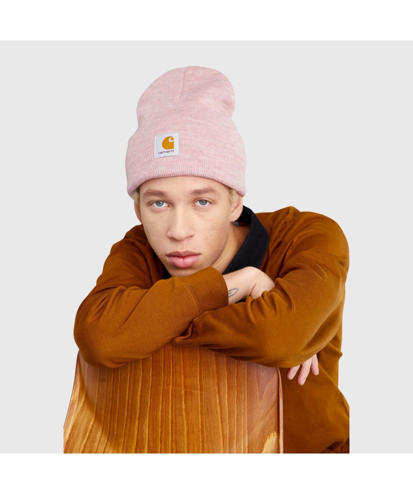 Carhartt Rose Beanie Carhartt Knit Cuff Beanie In Woodrose