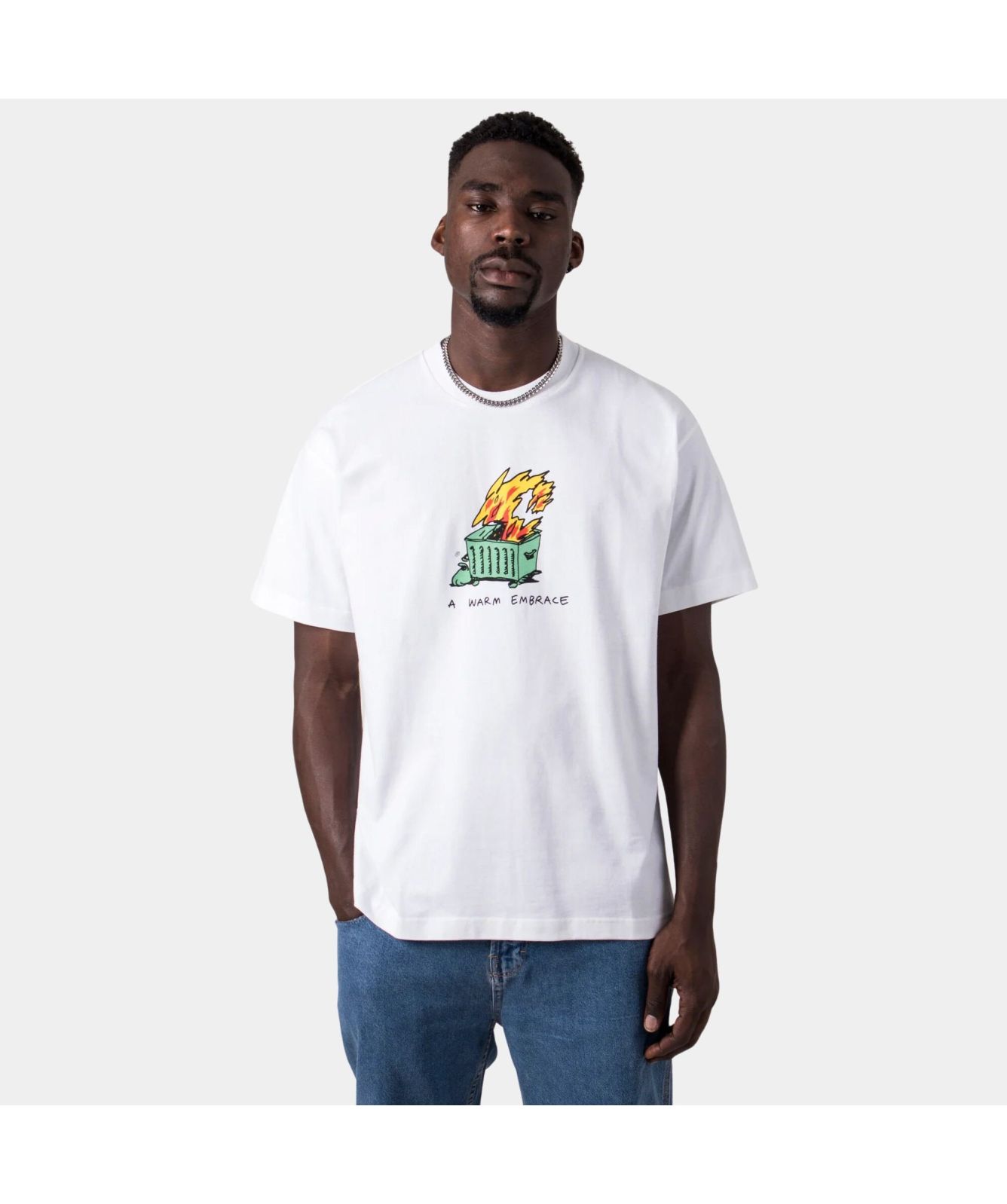 Carhartt WIP Warm Embrace Loose Fit T-Shirt White-I032390-7X1 - Main Image