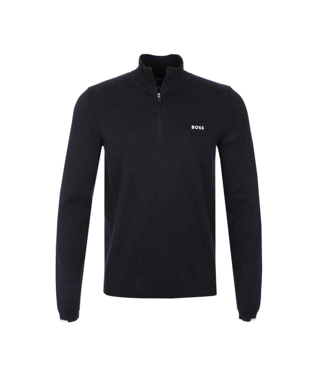 BOSS Ever X ¼zip Jumper in navy 50498518-402, sky blue 50498518