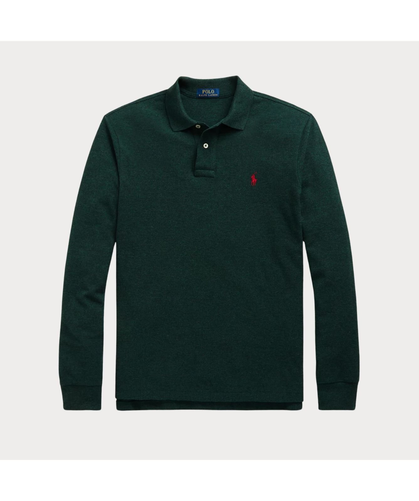 Polo RalphLauren｜LONG-SLEEVED SHIRTS (710867364008) Polo Ralph Lauren long-sleeved Polo Shirt | Blue | FARFETCH PL