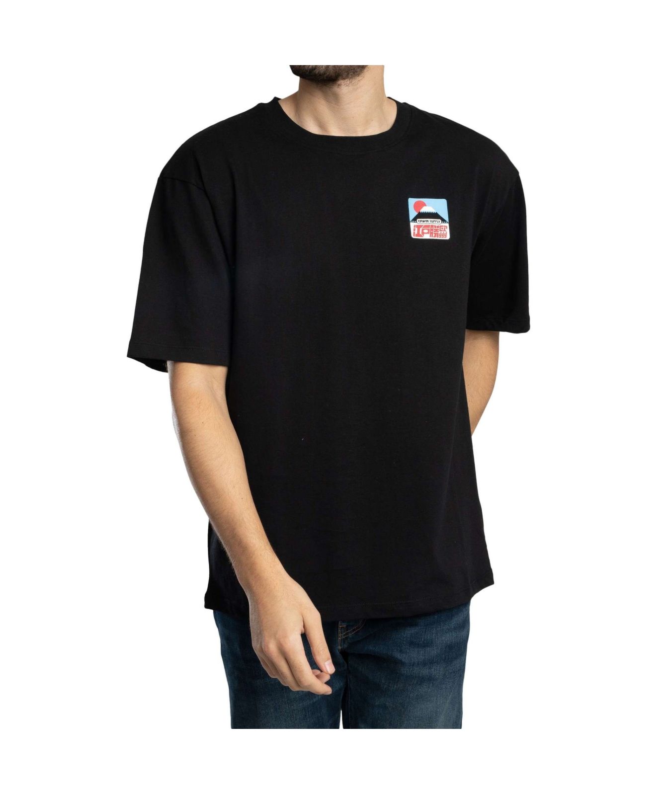 Edwin Sunset On Fuji San T-Shirt White I035001_02_00, Black