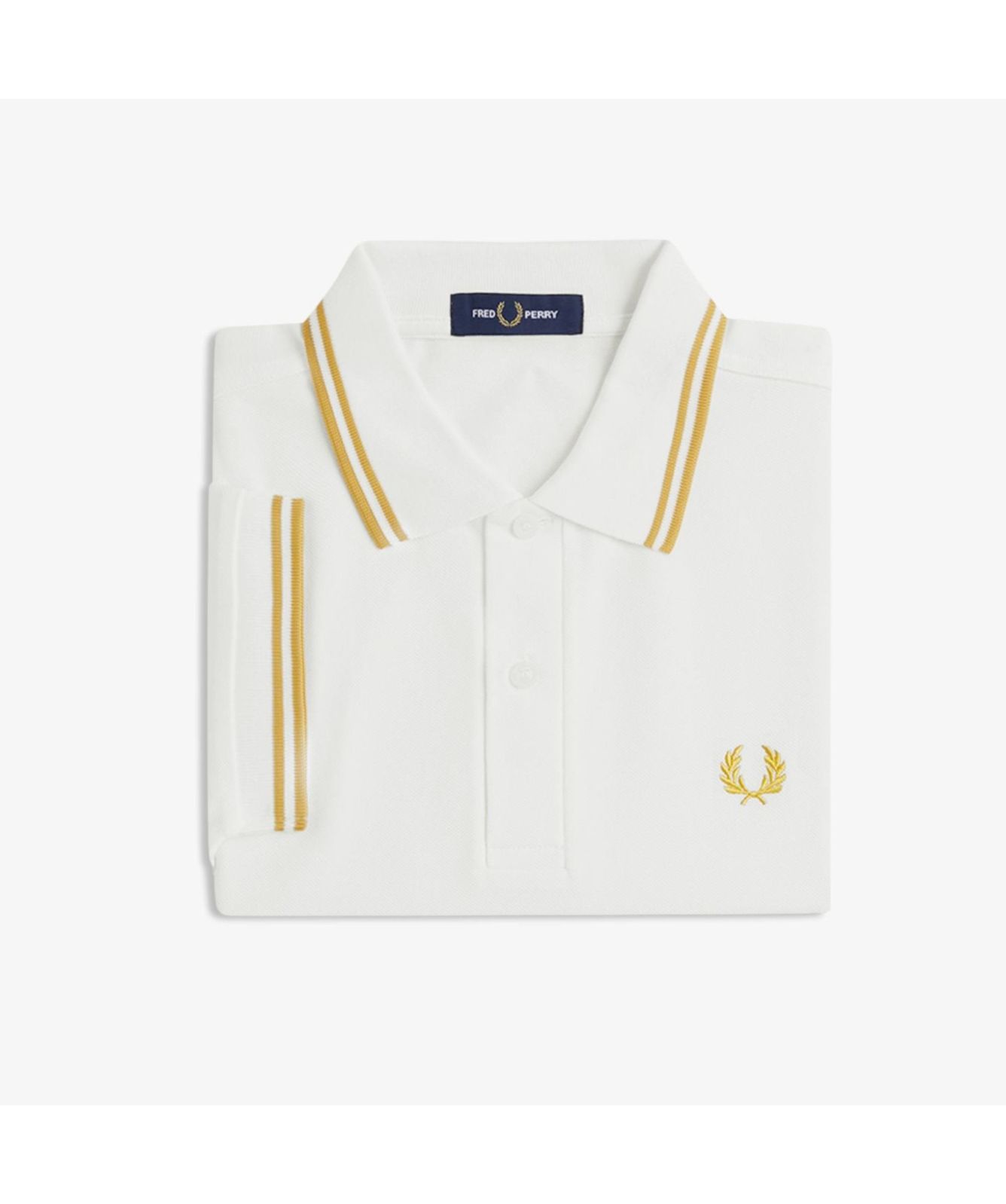 【FRED PERRY】ポロシャツGold＆White 楽天市場】フレッドペリー レディース ポロシャツ ポロ 半袖 G3600 新
