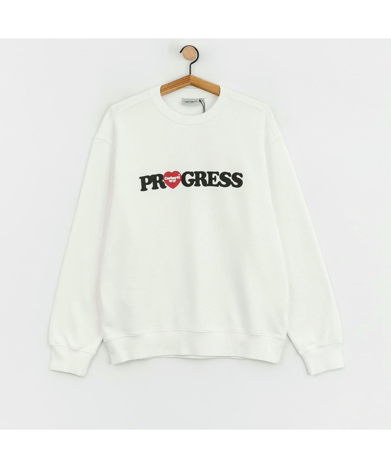 ★2024FW新作★CARHARTT★I HEART PROGRESS SWEATSHIRT Carhartt WIP Heart Progress Sweatshirt | Blue-I032447-01