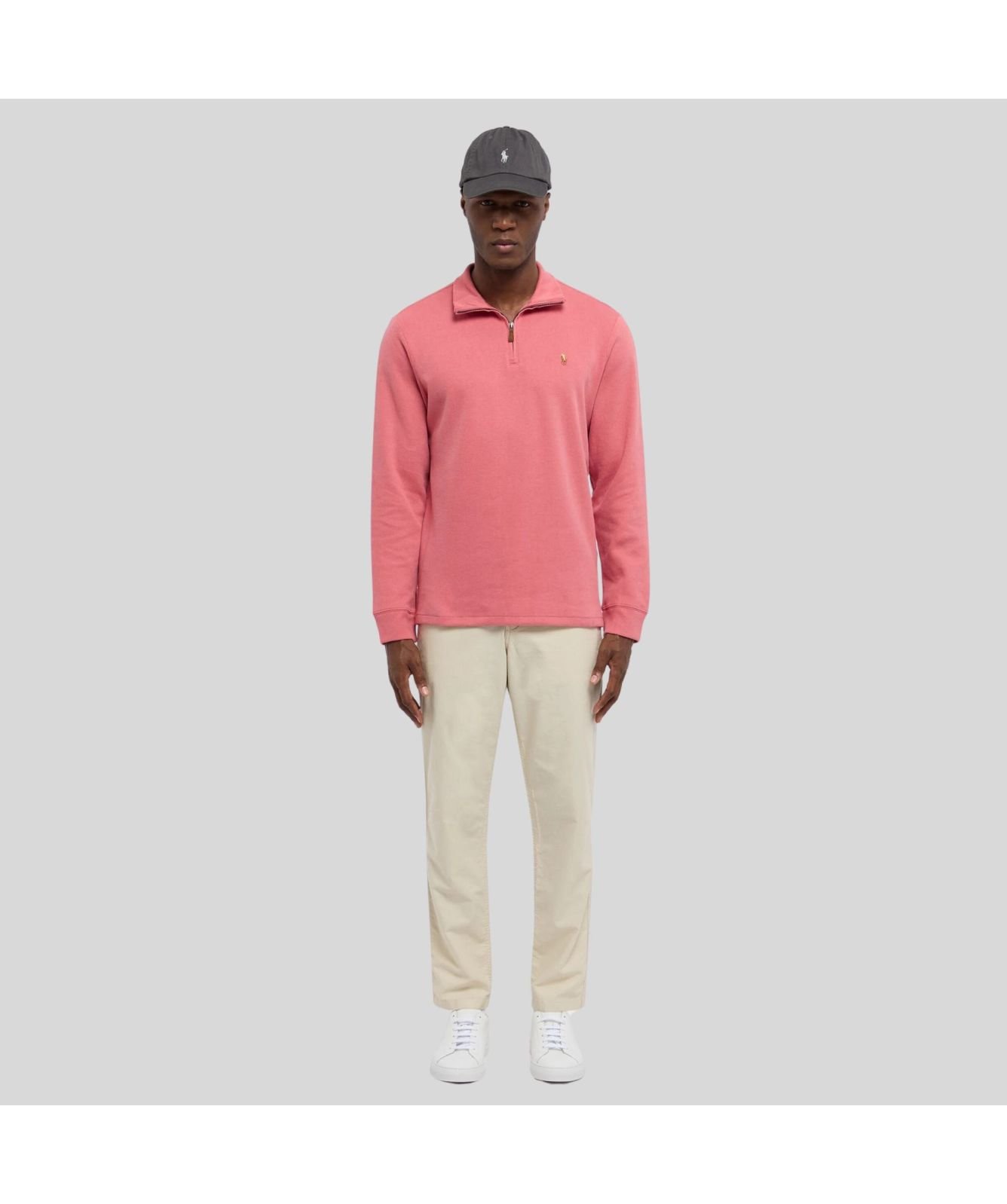 Polo Ralph Lauren ¼ Zip Coloured Player Pony Sweatshirt in