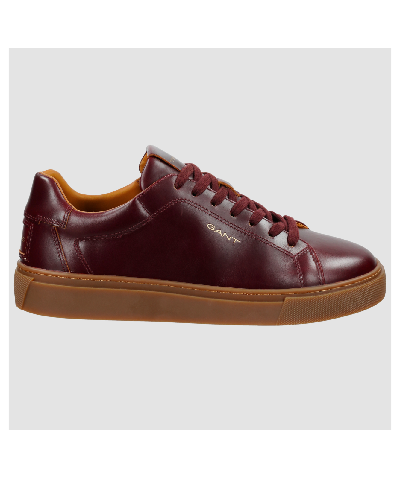GANT FOOTWEAR MC Julien Scarpe Da Ginnastica Uomo, Pelle Marrone Cognac, Taglia 45 EU