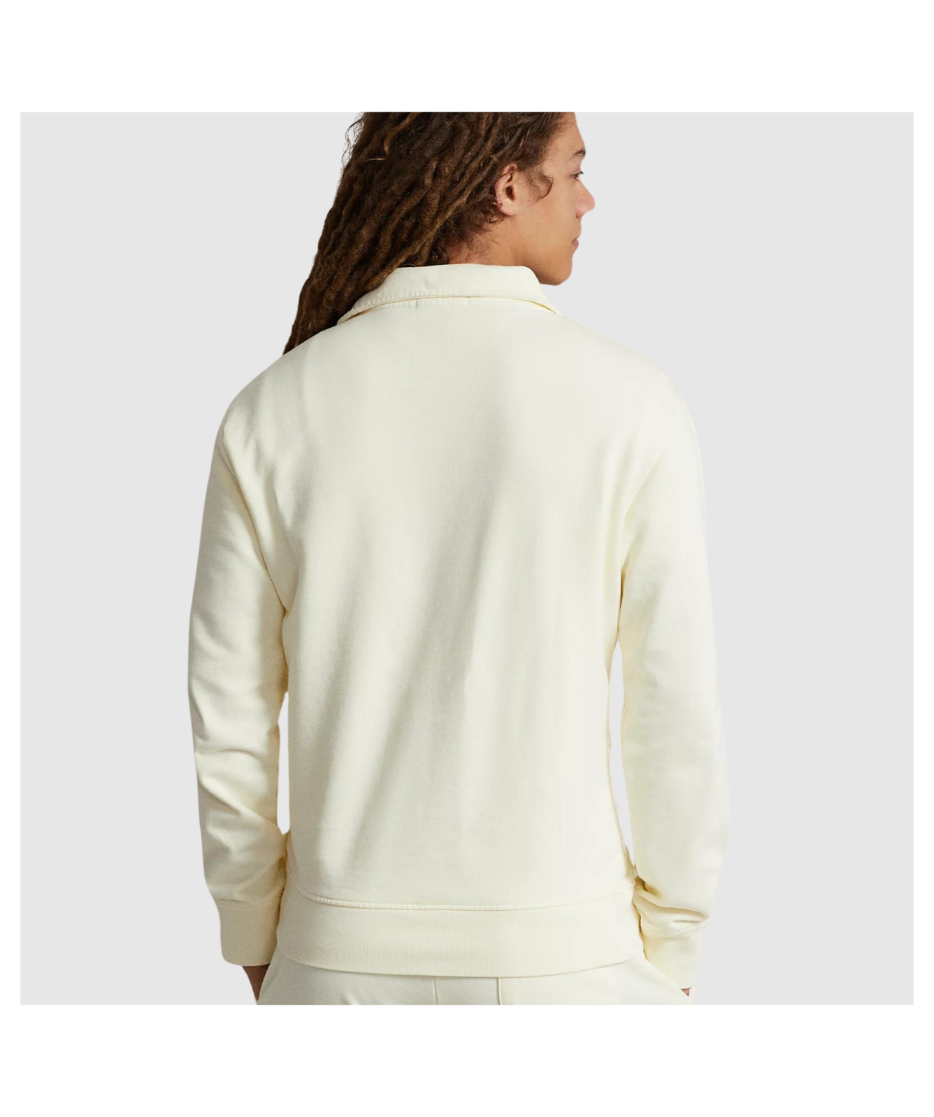 Polo Ralph Lauren Quarter Zip Sweatshirt Cream 710934601001