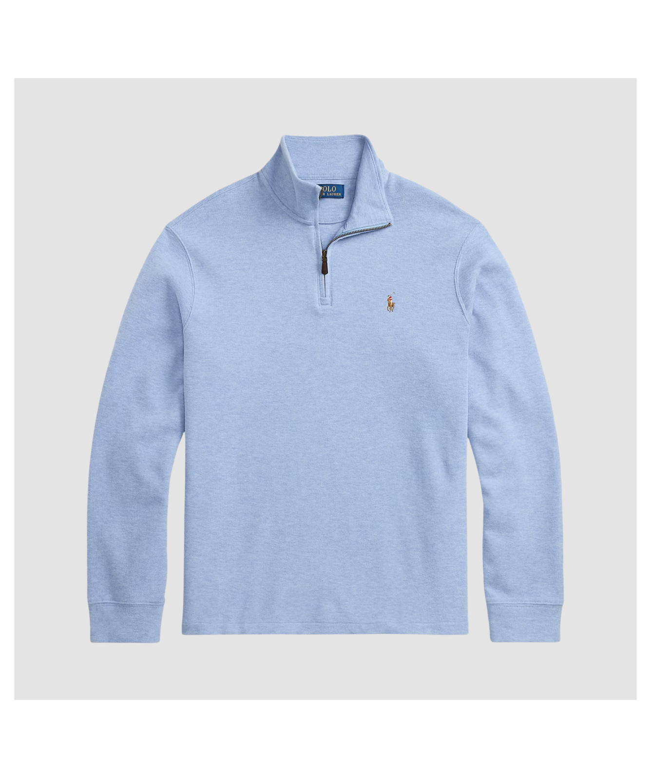 Men's Polo Ralph Lauren Estate Rib Quarter-Zip Pullover - Beige