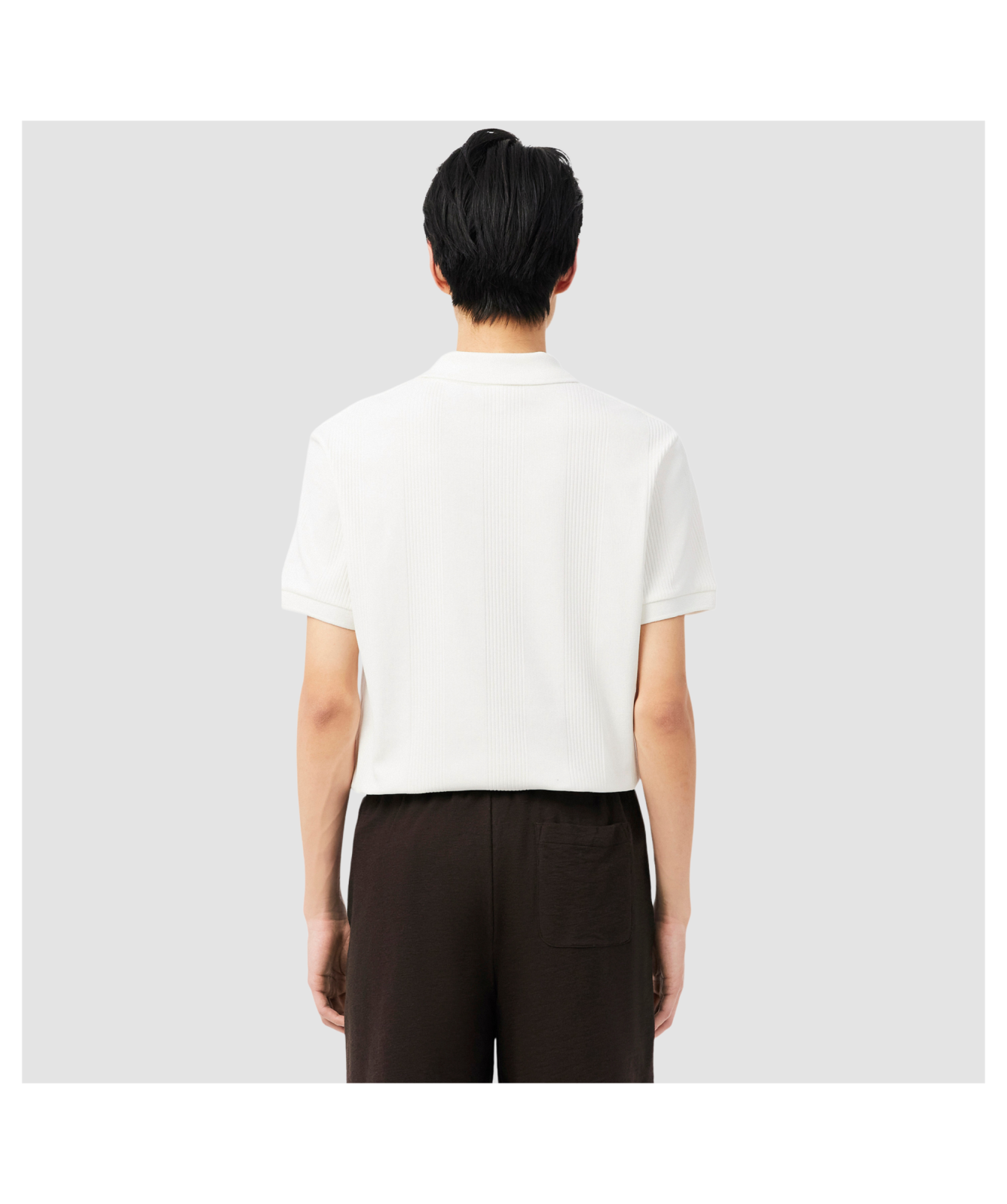 Lacoste Classic Fit Short Sleeve Polo Shirt - White | Kular Fashion