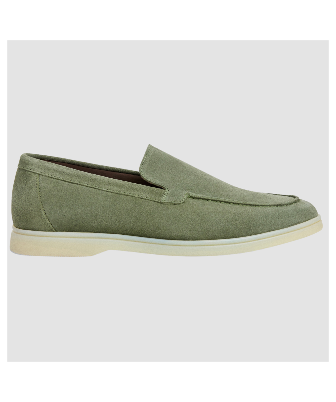 Hackett London Suede Slip-On Loafers - Green | Kular Fashion