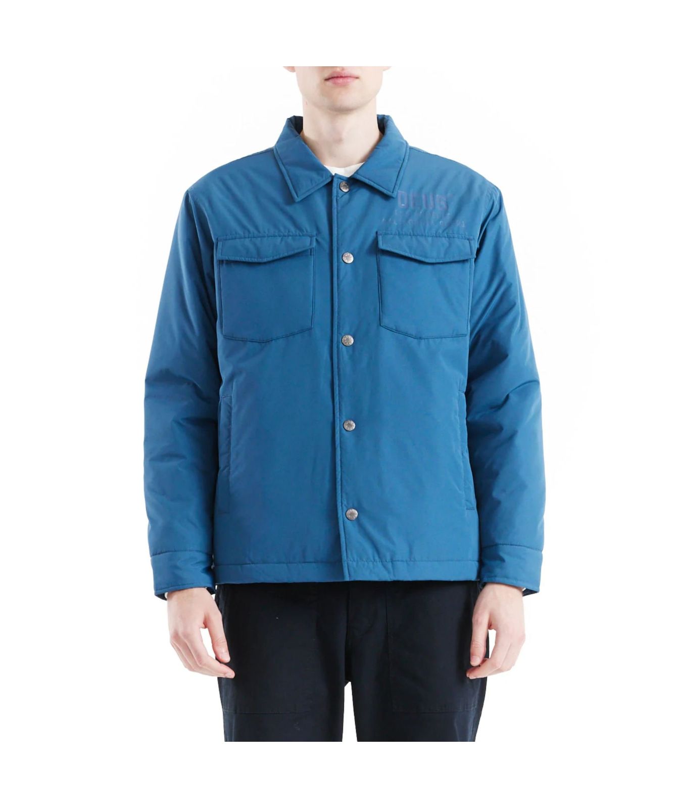 Deus Ex Machina Monty Padded Overshirt | Blue - DMP255138-LGB