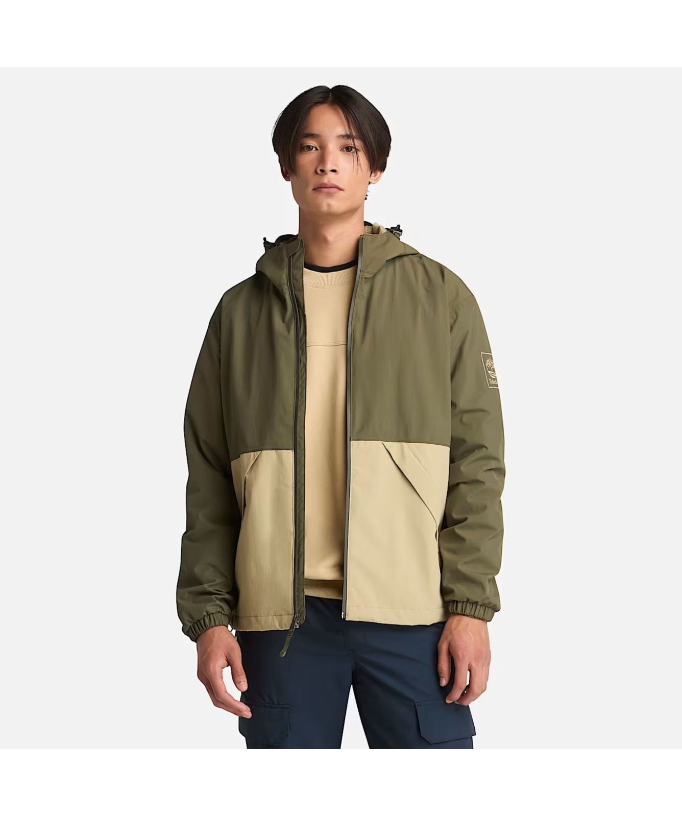 Timberland Winnick Waterproof Shell Jacket Green/Beige TB0A68CBEQJ