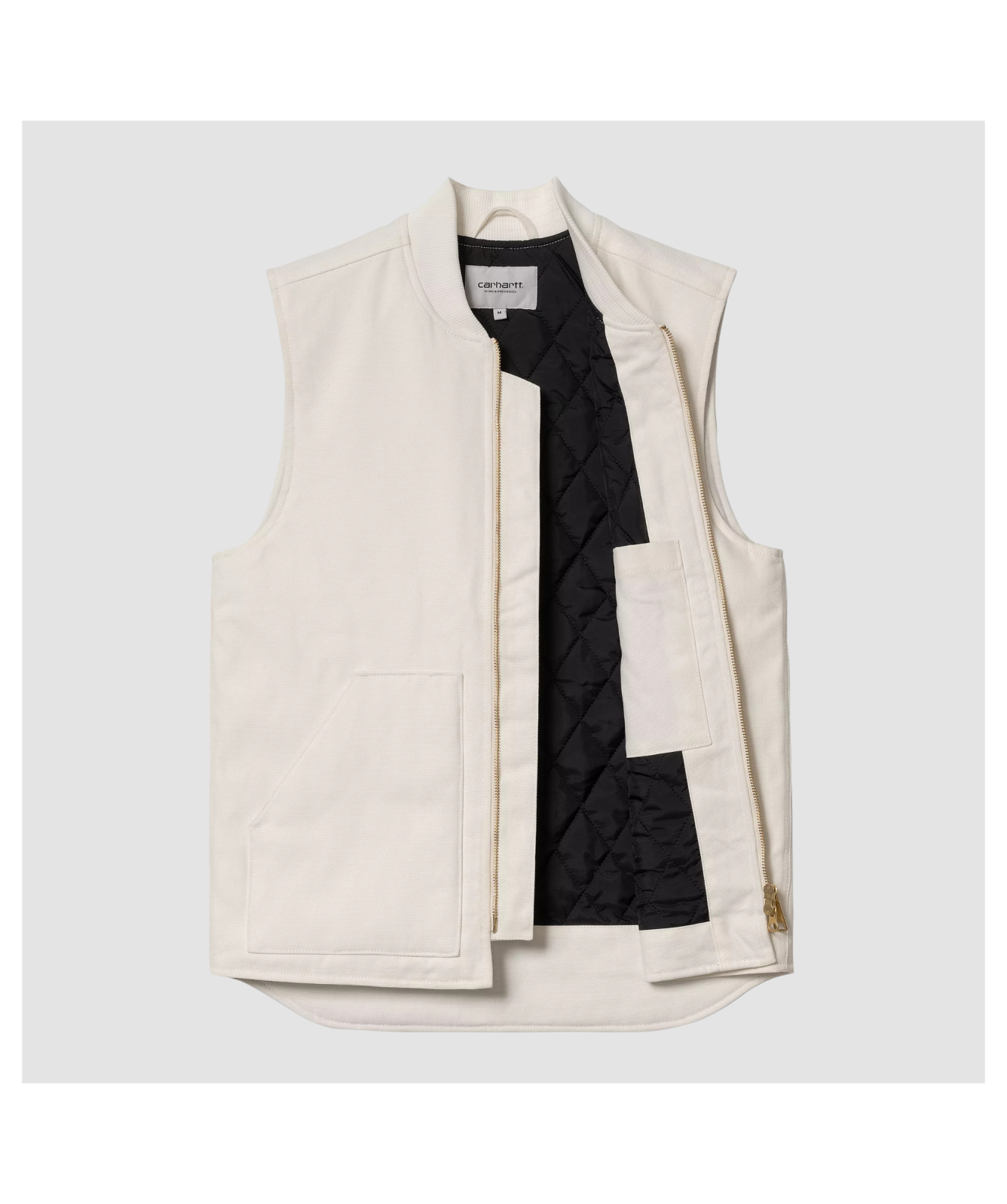 Carhartt WIP Classic Wax Rinsed Vest | Cream - I015251_D6_01