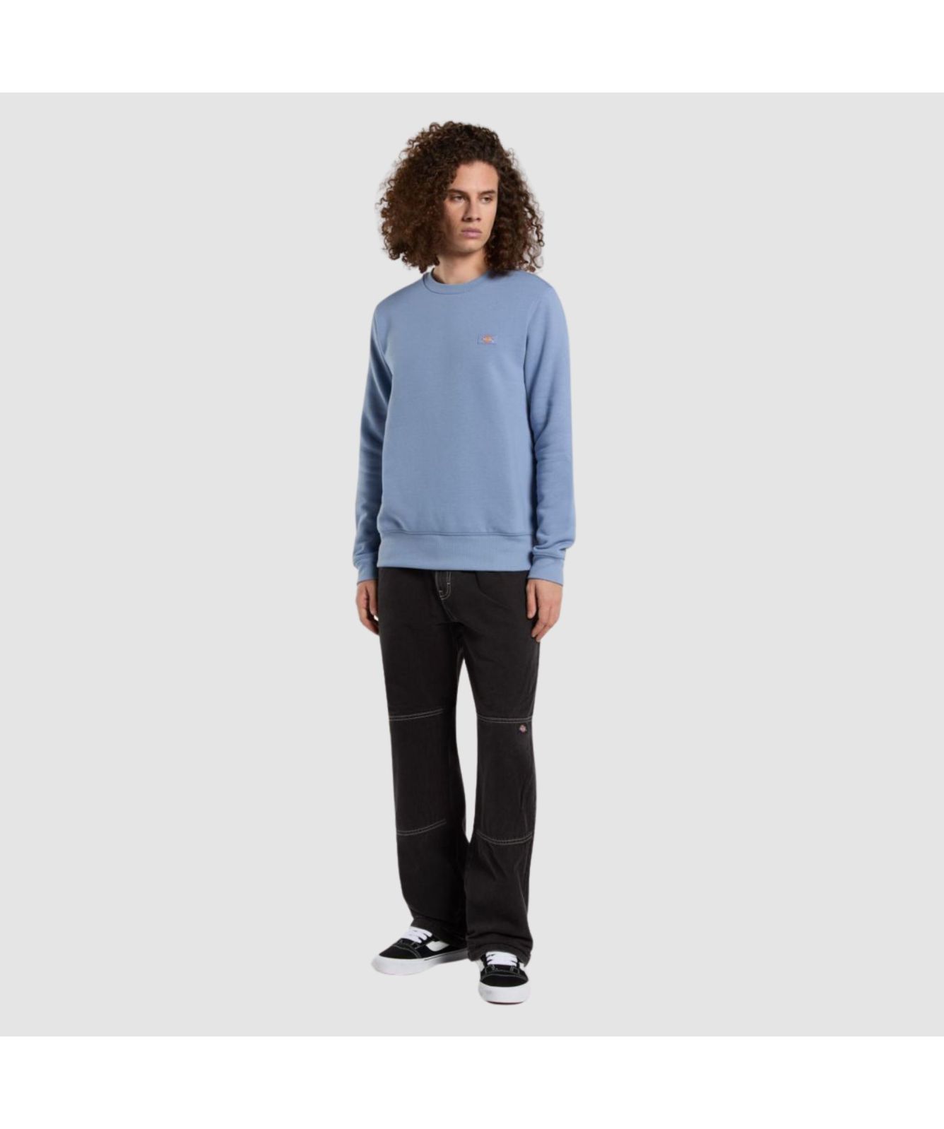 Dickies Oakport Crew Neck Sweatshirt | Teal-DK0A4XCEK361, Lilac