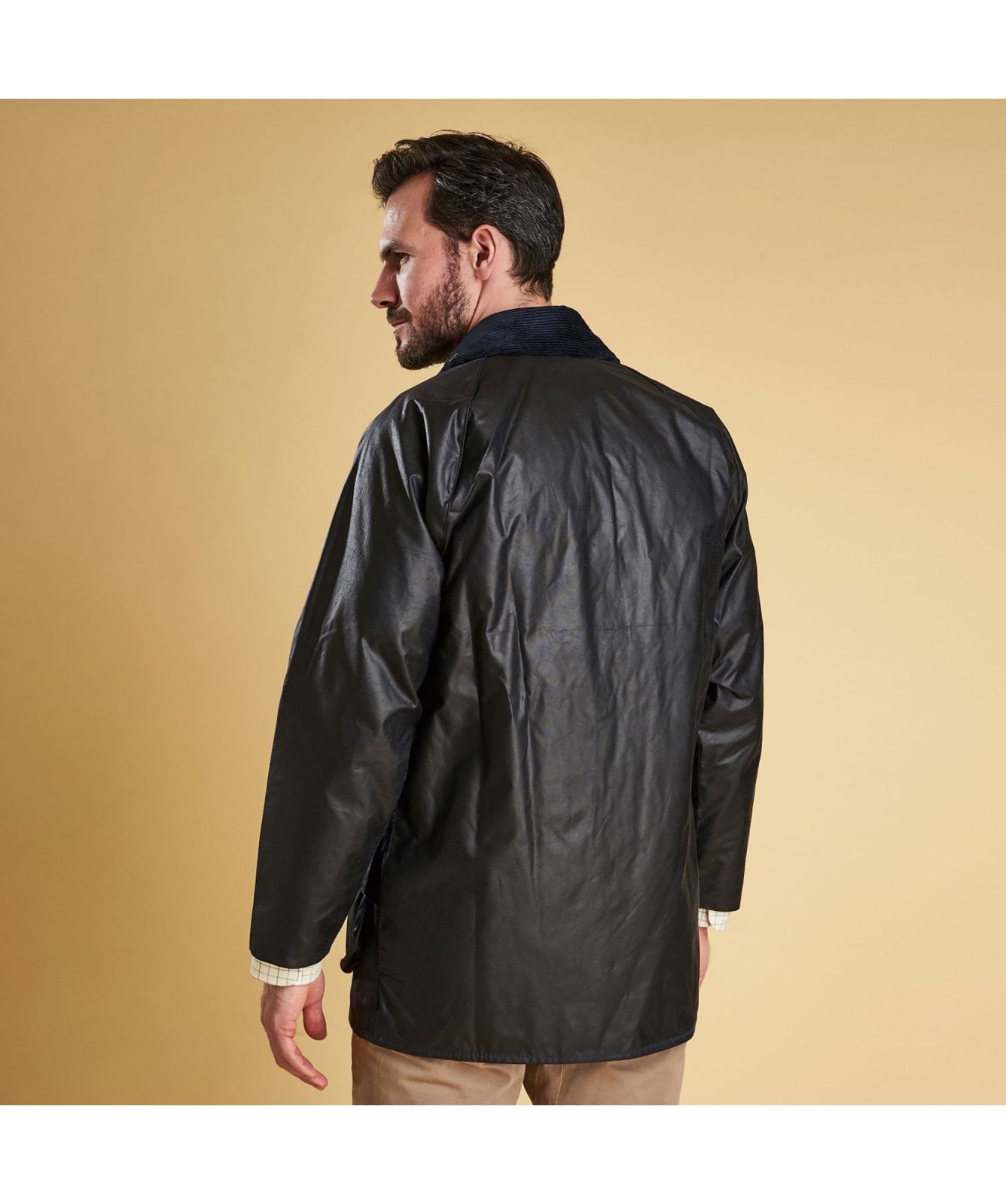 Barbour Beaufort® Wax Jacket Navy at Kular Fashion
