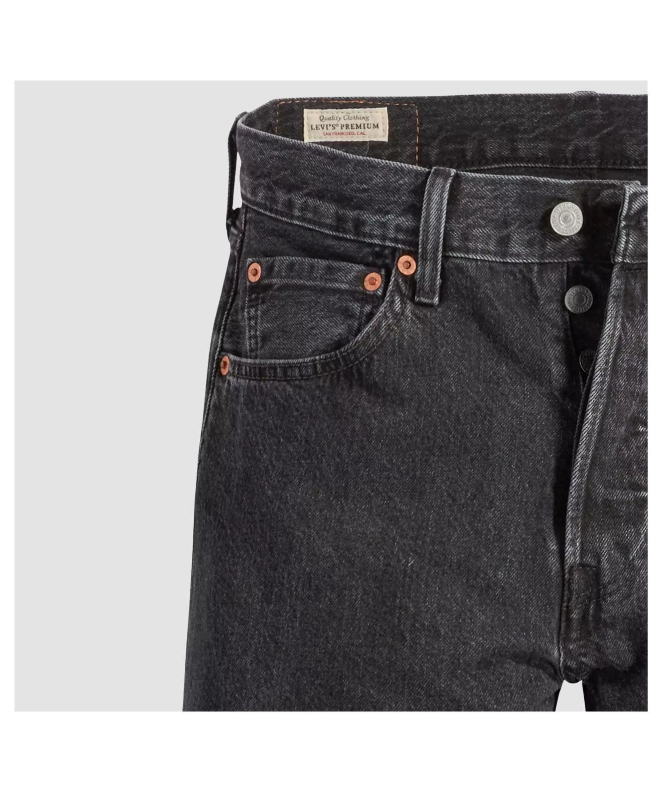 Men's Levi's 501 Original Jeans - Black | Kular Fashion