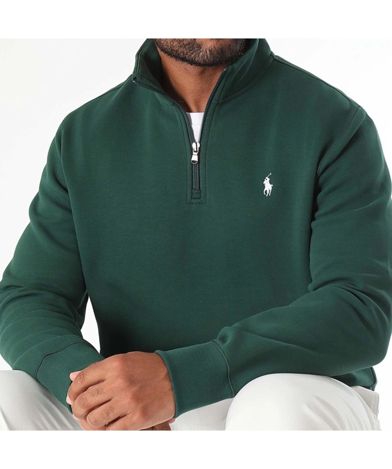 Polo ralph lauren ¼ Zip Men's Sweatshirt | Green-710922557007-Navy