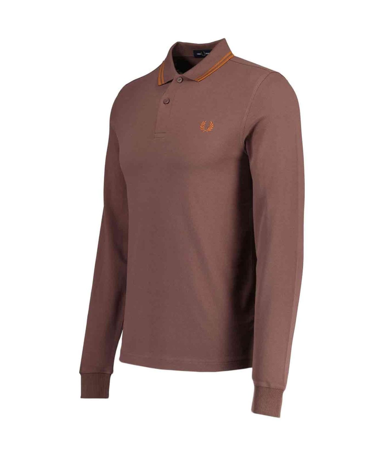 Fred Perry M3636 Twin Tipped Long Sleeved Polo Shirt | Navy-M3636